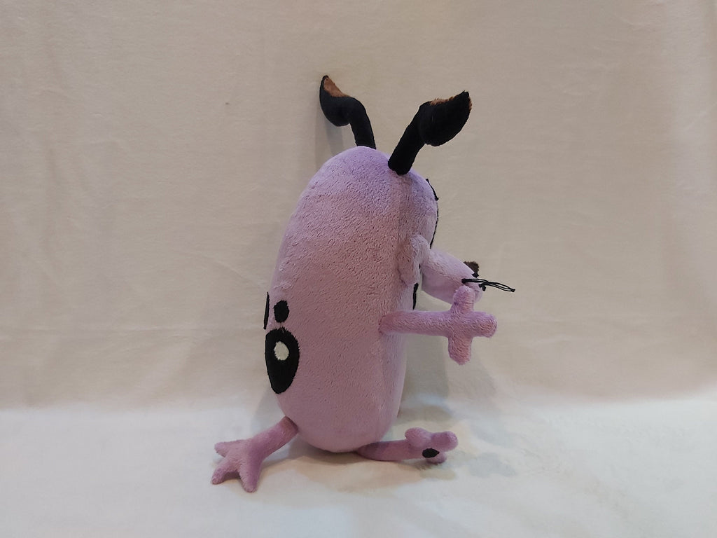 Plush inspired by the cartoon character Courage The Cowardly Dog 9,8" (25 cm) custom coraje el perro cobarde product variant 1