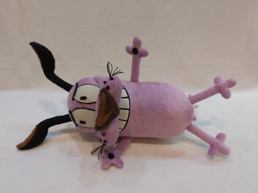 Plush inspired by the cartoon character Courage The Cowardly Dog 9,8" (25 cm) custom coraje el perro cobarde product variant 1