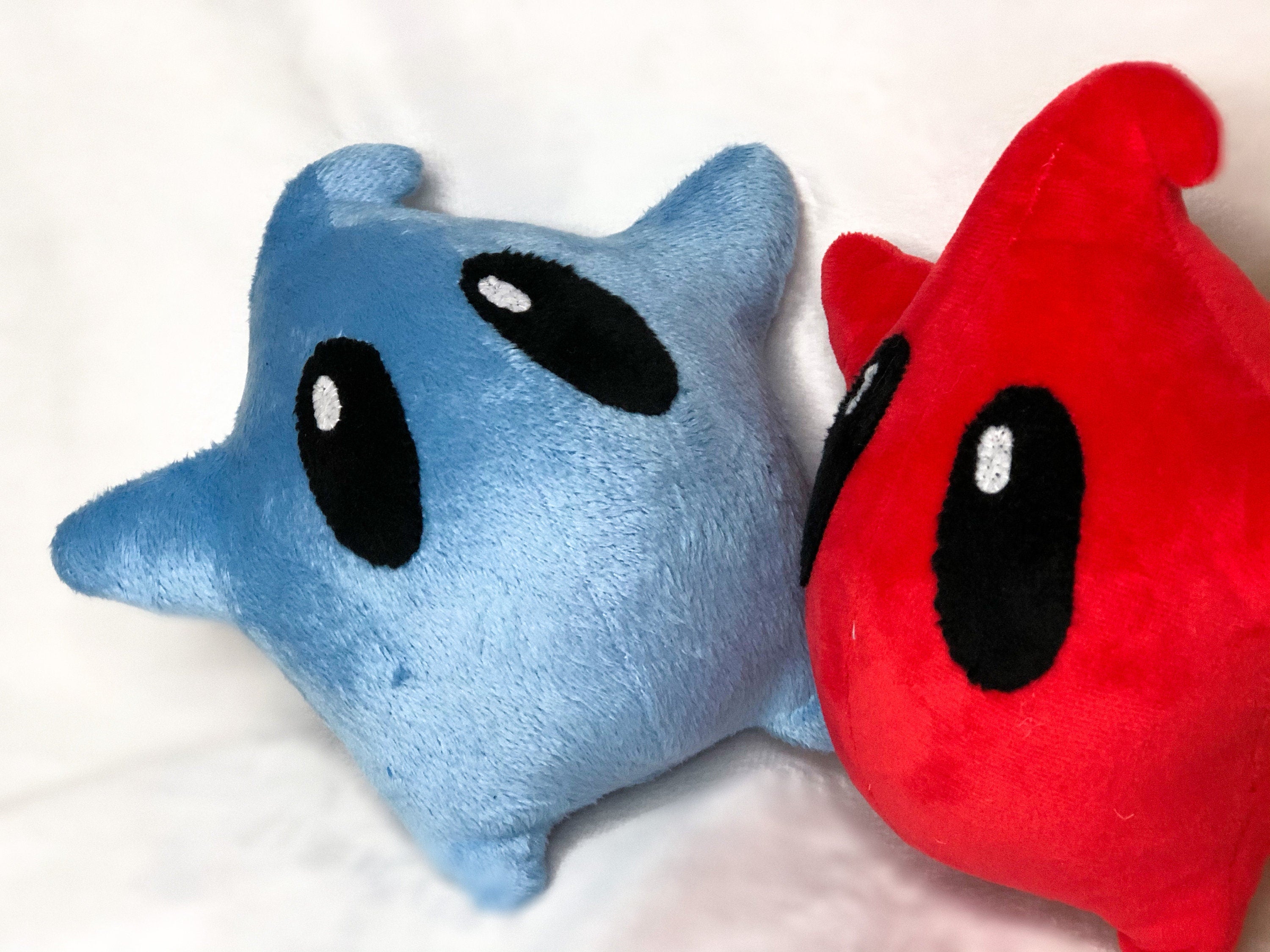 Luma 5,9” (15 cm) Plush Toy primary colors made to order Mario Galaxy, Super Mario Bros. Paper Mario