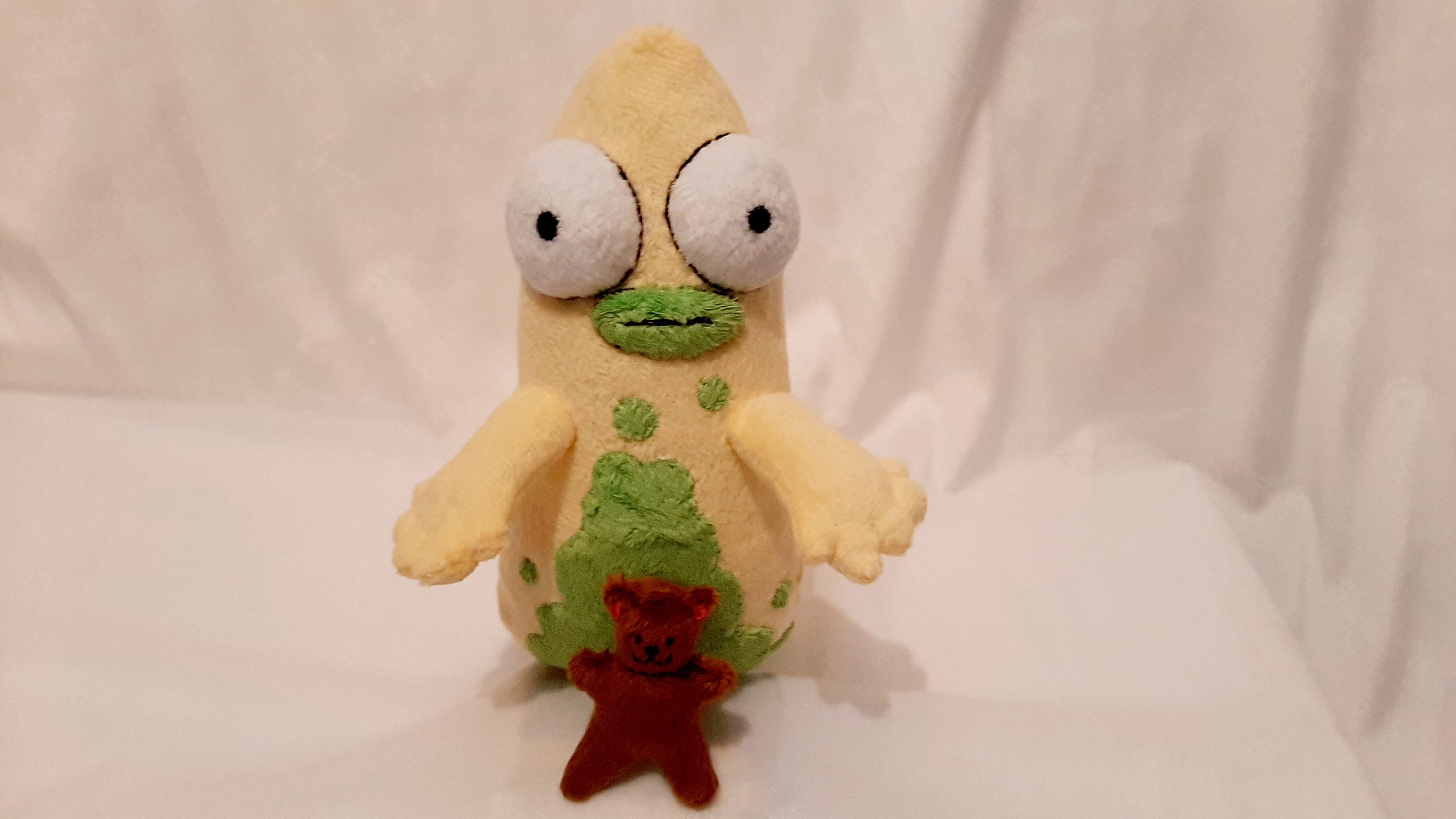 Pupa plush toy inspired Solar Opposites 7.9″ (20 cm) handmade soft toy made to order