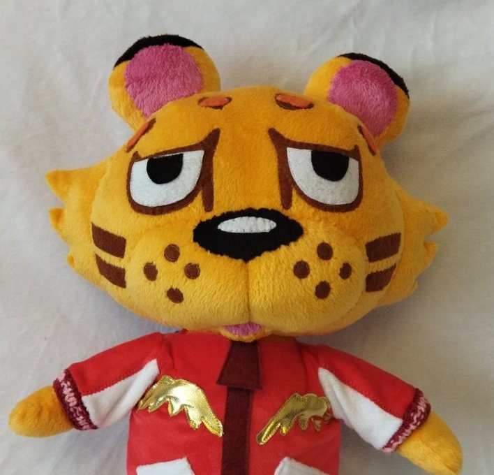 Leonardo tiger villager plush Animal Crossing premium toy 14,9″ (38 cm)