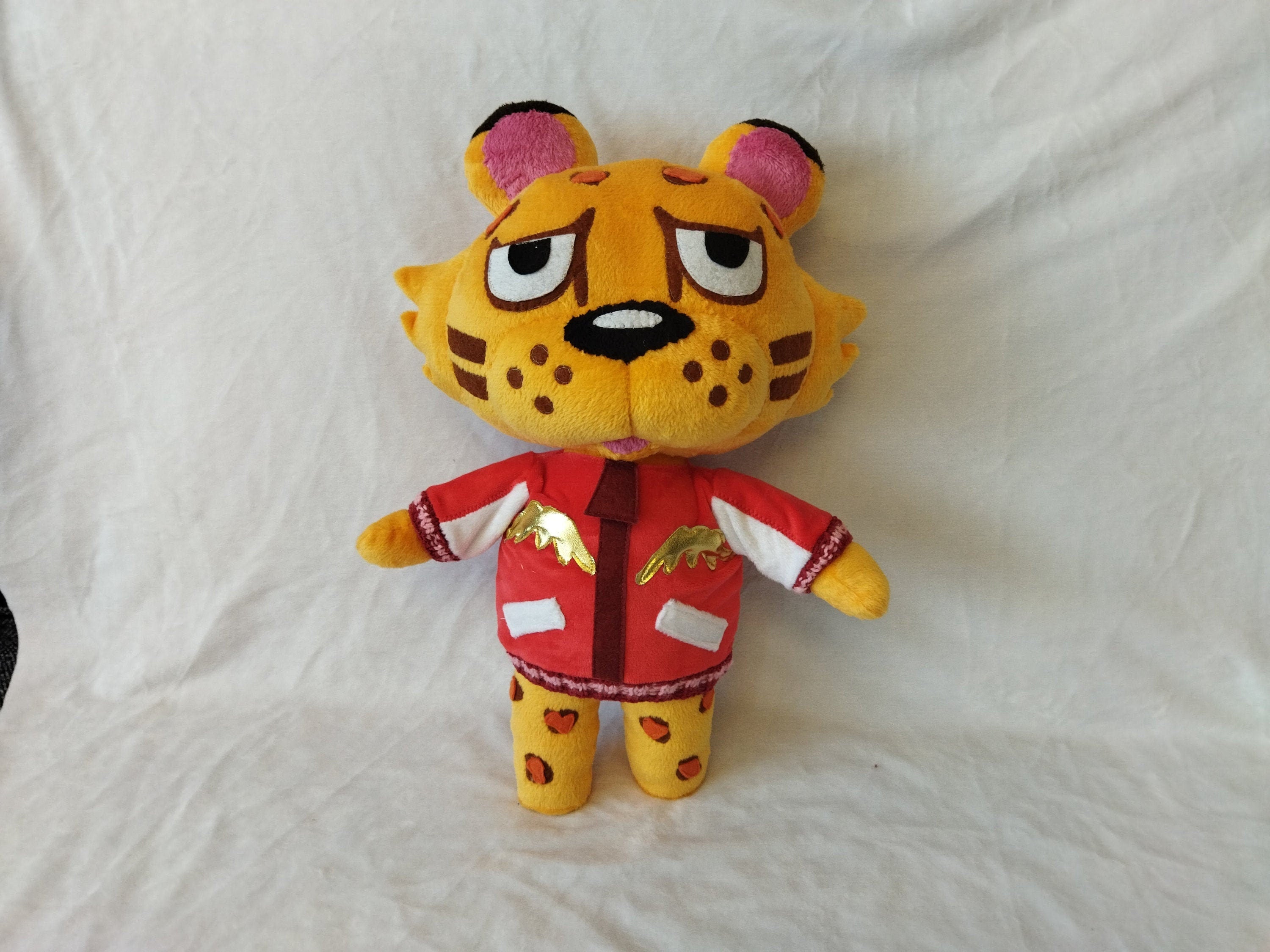 Leonardo tiger villager plush Animal Crossing premium toy 14,9″ (38 cm)