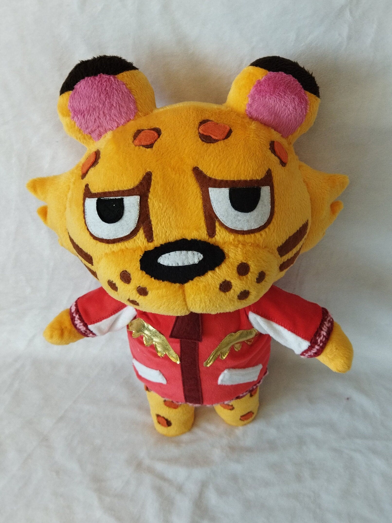 Leonardo tiger villager plush Animal Crossing premium toy 14,9″ (38 cm)