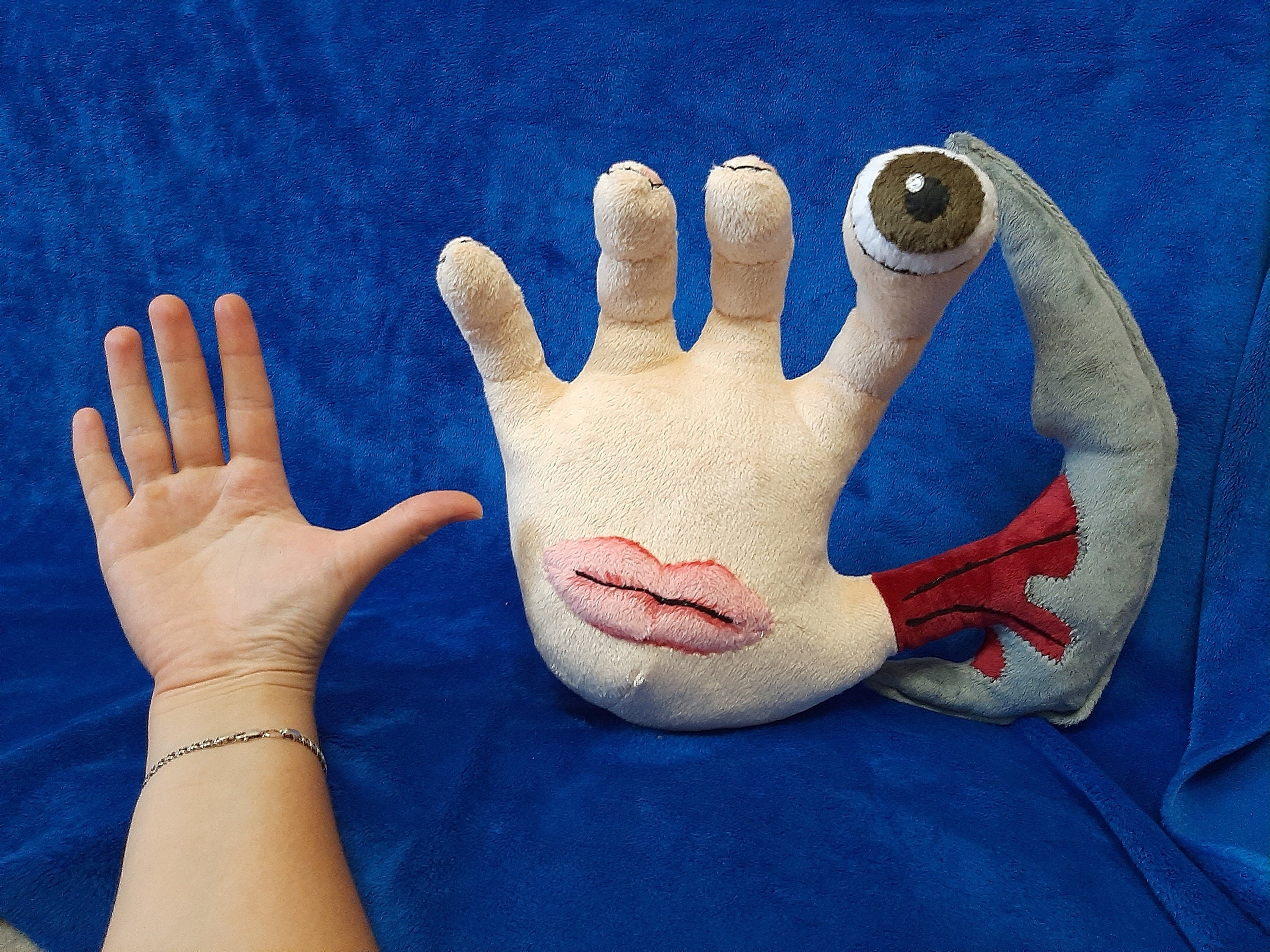 Migi Parasite Shinichi of the Parasite series Anime Manga Righty 9,8″ (25 cm) Plush Toy doll option 2