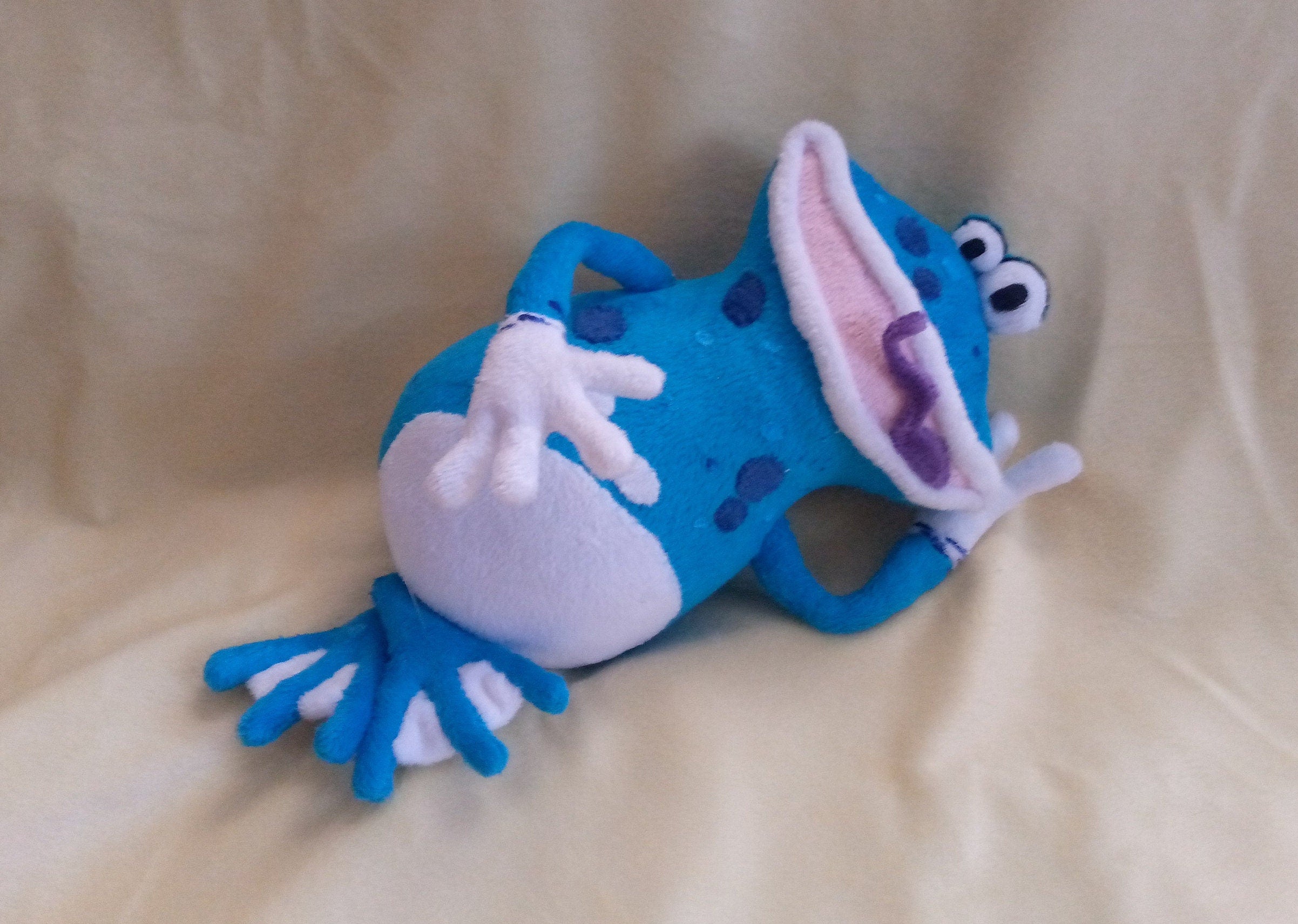 Globox Rayman plush toy 11.8" (30 cm) handmade soft toy made to order