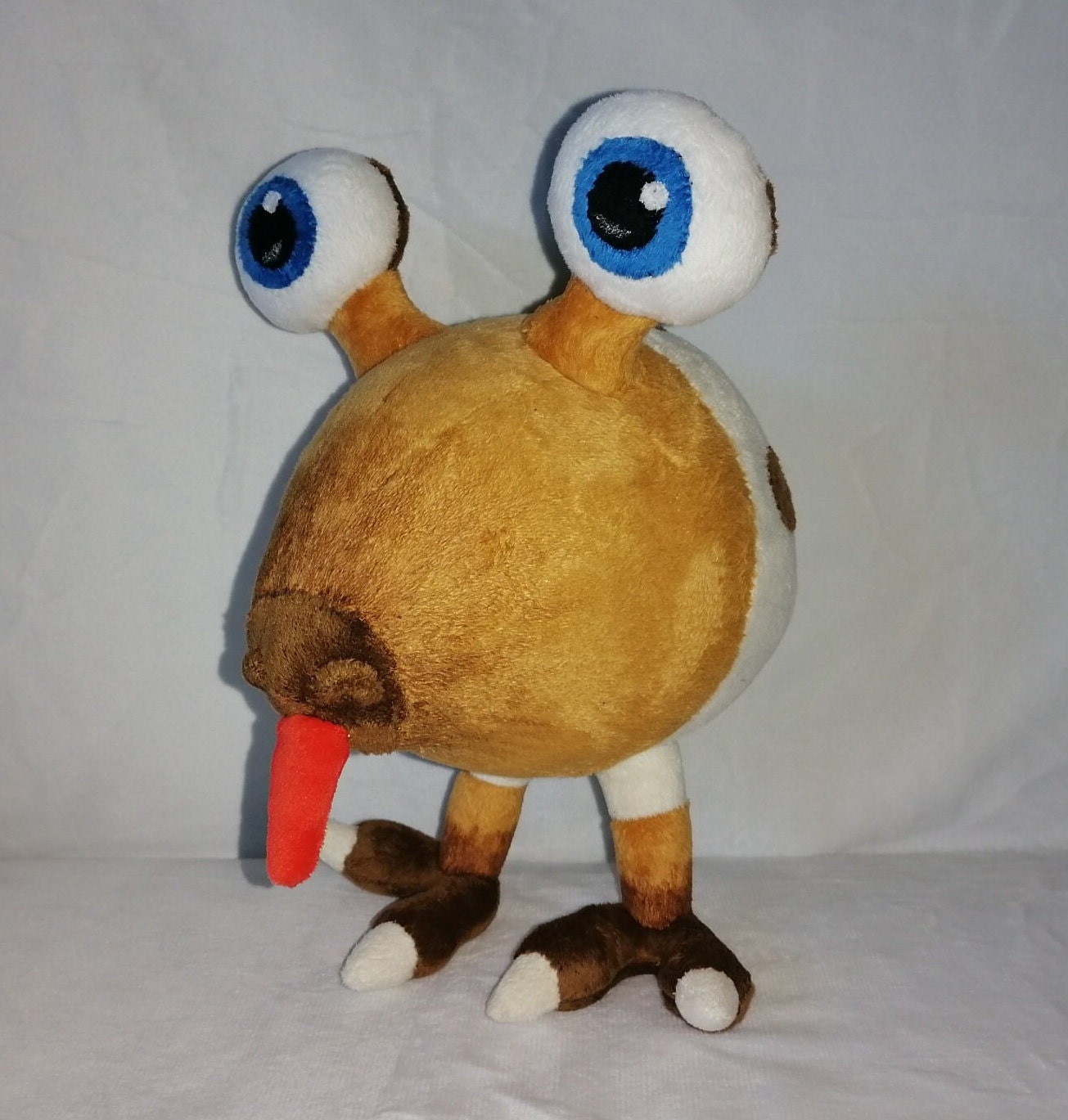Whiptongue Bulborb from Pikmin 3 height 11,8' (30 cm) Handmade Plush Toy