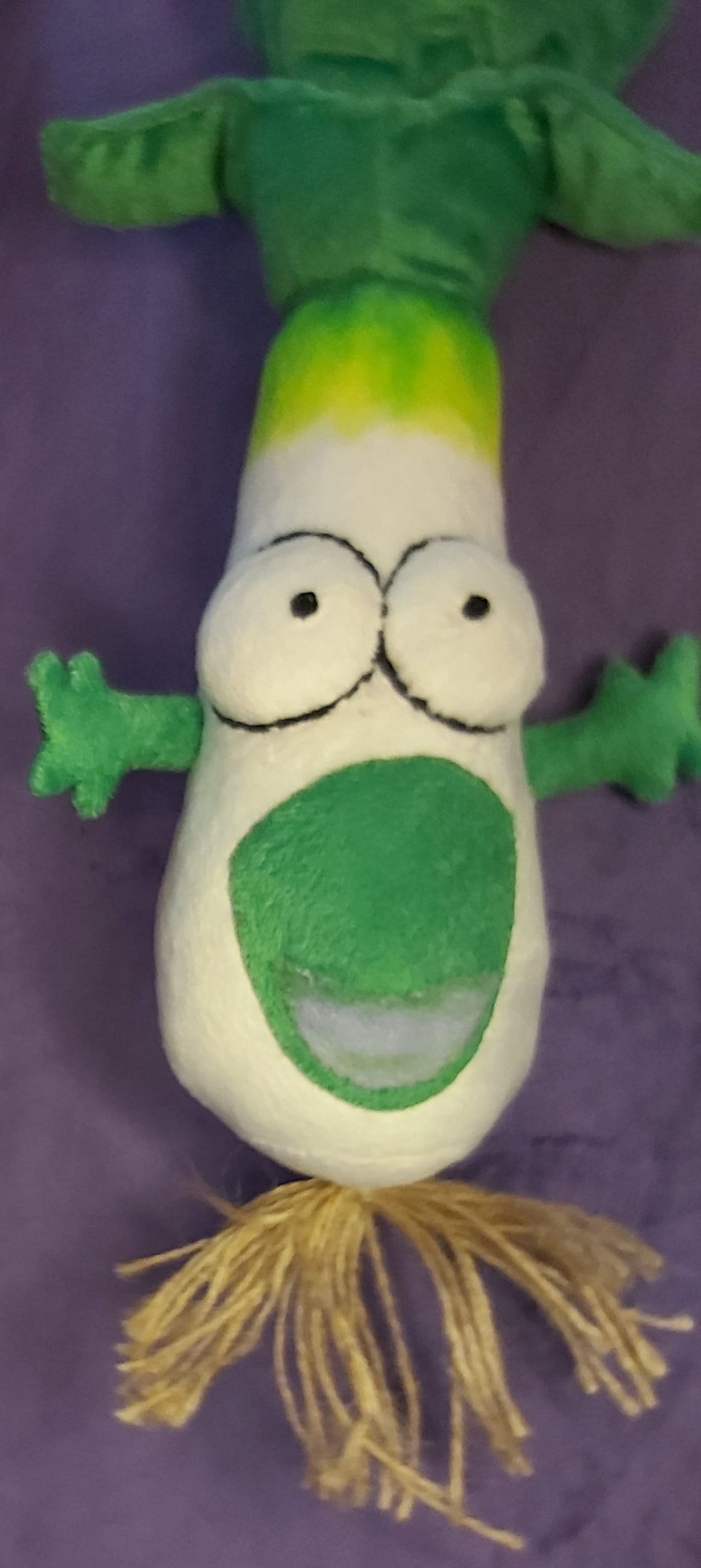 Leek from Cloudy with a Chance of Meatballs Plush toy 13,7" (35 cm) made to order
