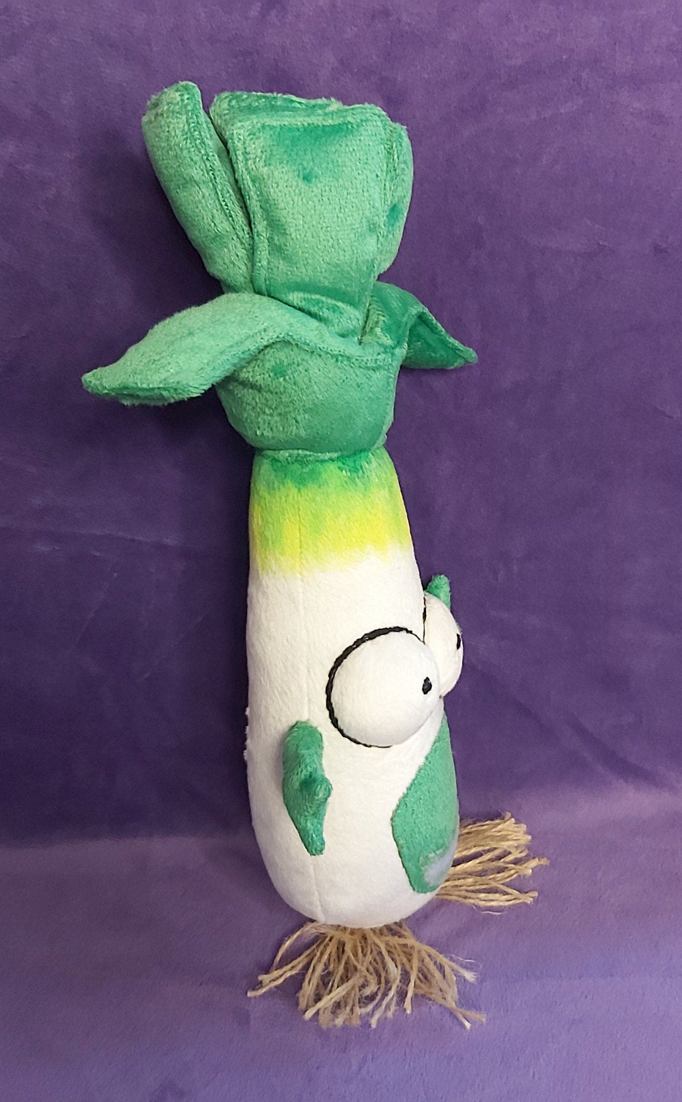 Leek from Cloudy with a Chance of Meatballs Plush toy 13,7" (35 cm) made to order