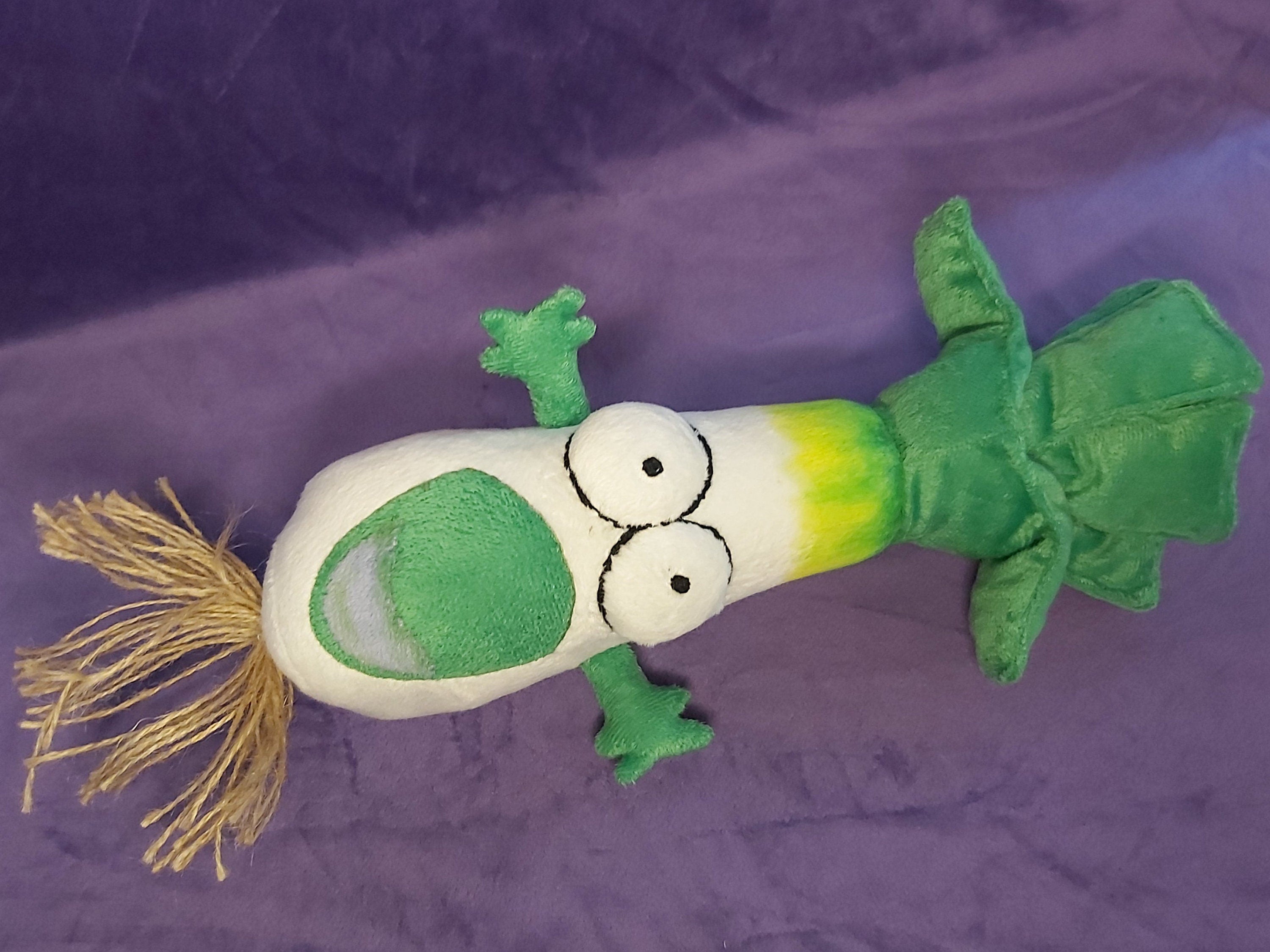 Leek from Cloudy with a Chance of Meatballs Plush toy 13,7" (35 cm) made to order