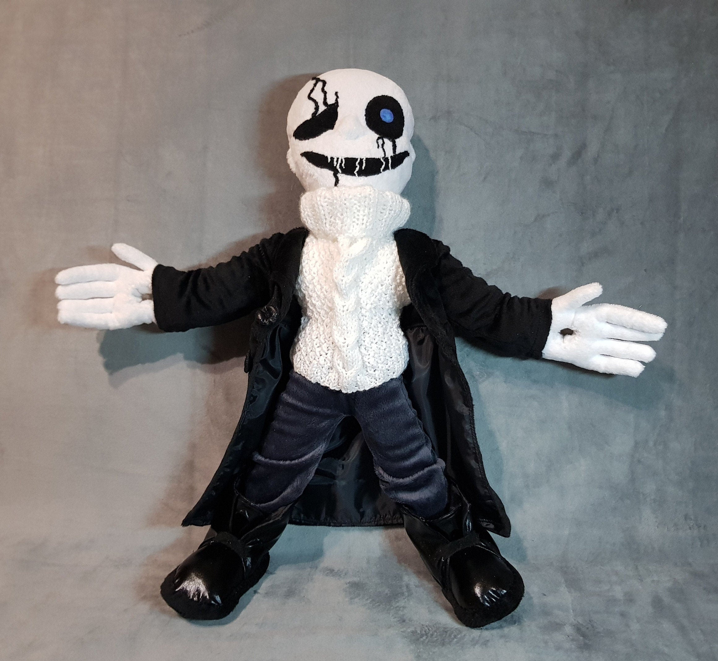Gaster Undertale 19,7” (50 cm) Plush Premium Toy Wingdings (W.D.) Gaster Deltarune variant 1