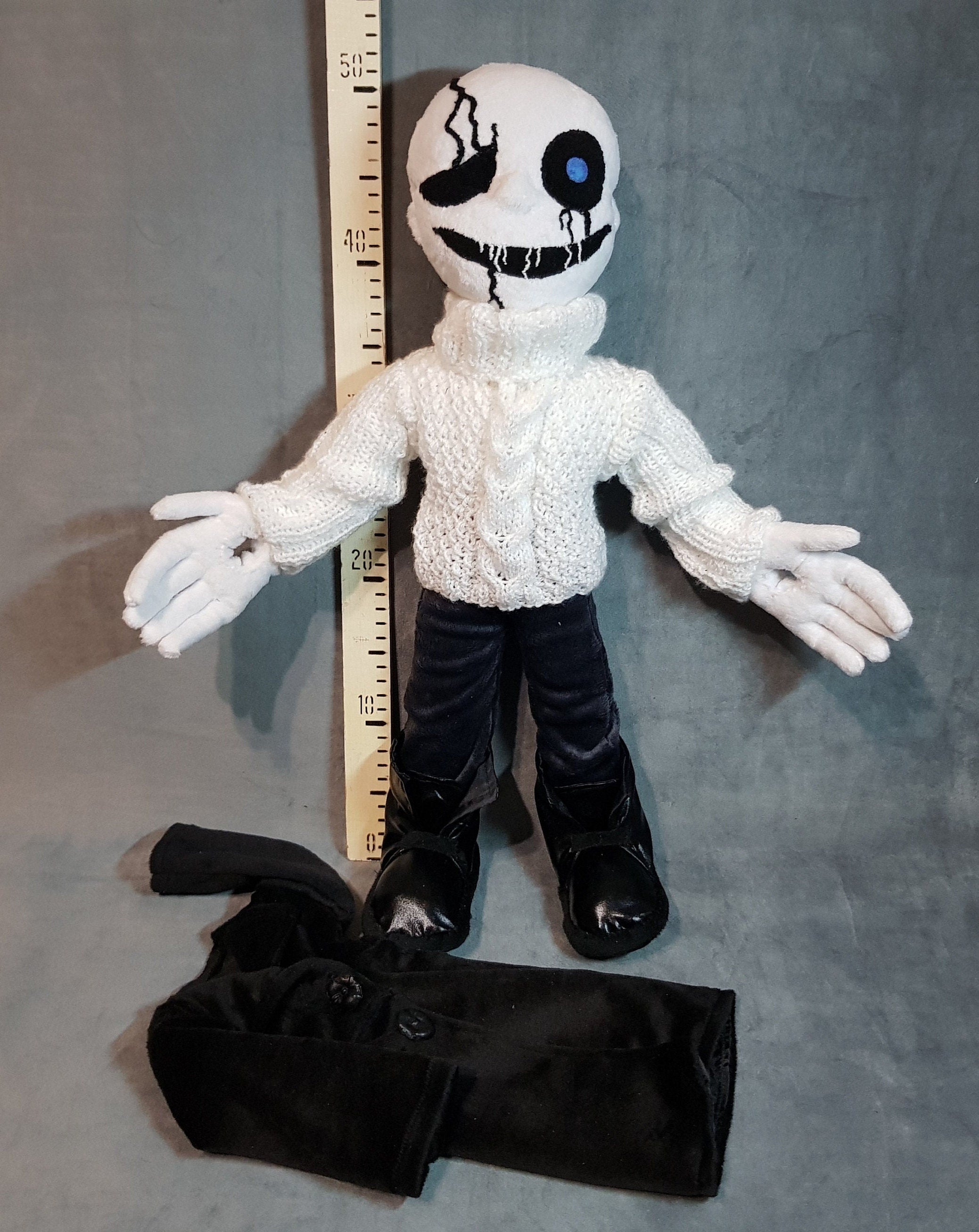 Gaster Undertale 19,7” (50 cm) Plush Premium Toy Wingdings (W.D.) Gaster Deltarune variant 1