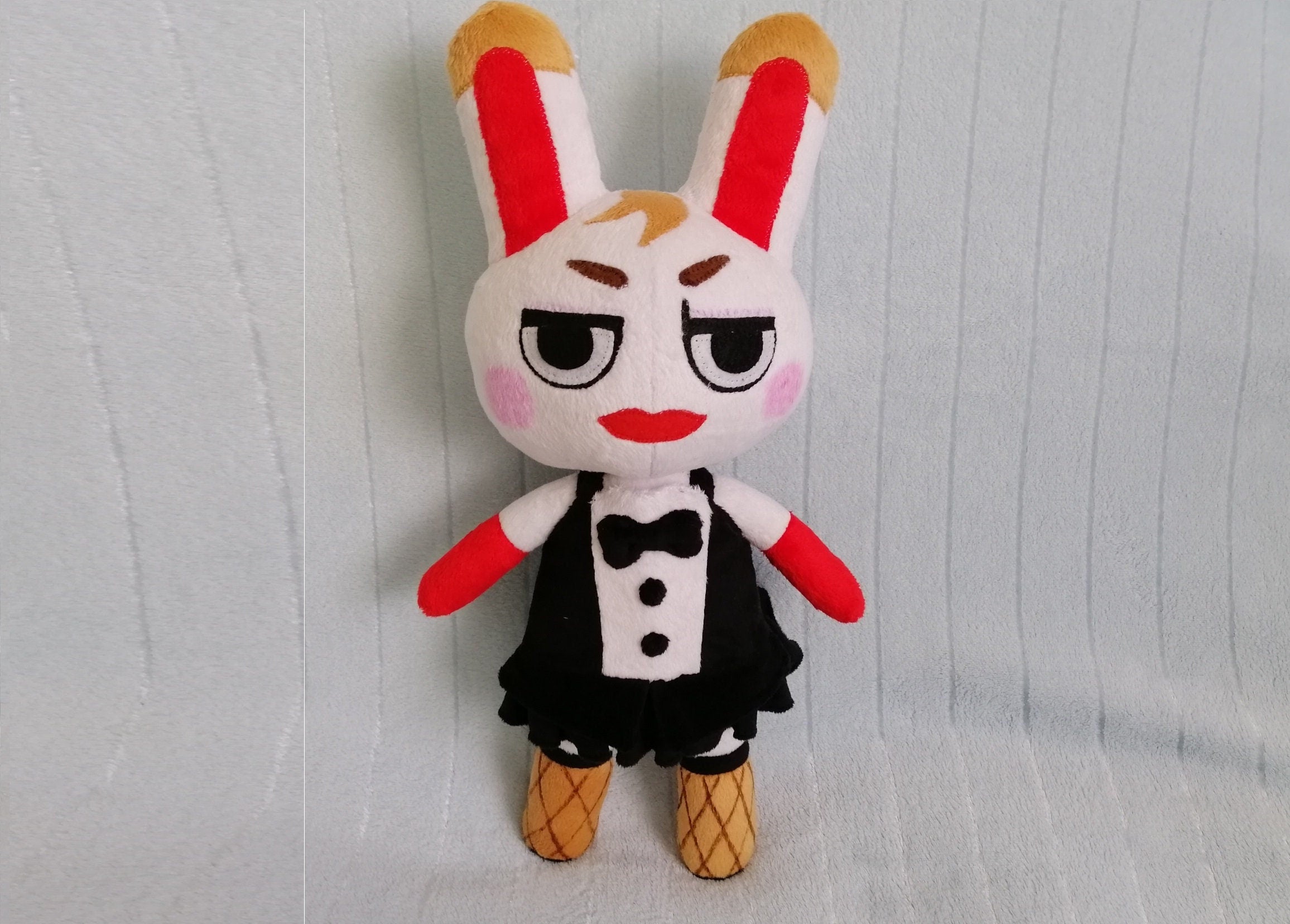 Tiffany snooty rabbit villager Animal Crossing 15,7” (40 cm) Plush Toy Bazurē Basley Tiphaine Michelle Stefania バズレー 大姐頭/大姐头 바슬레