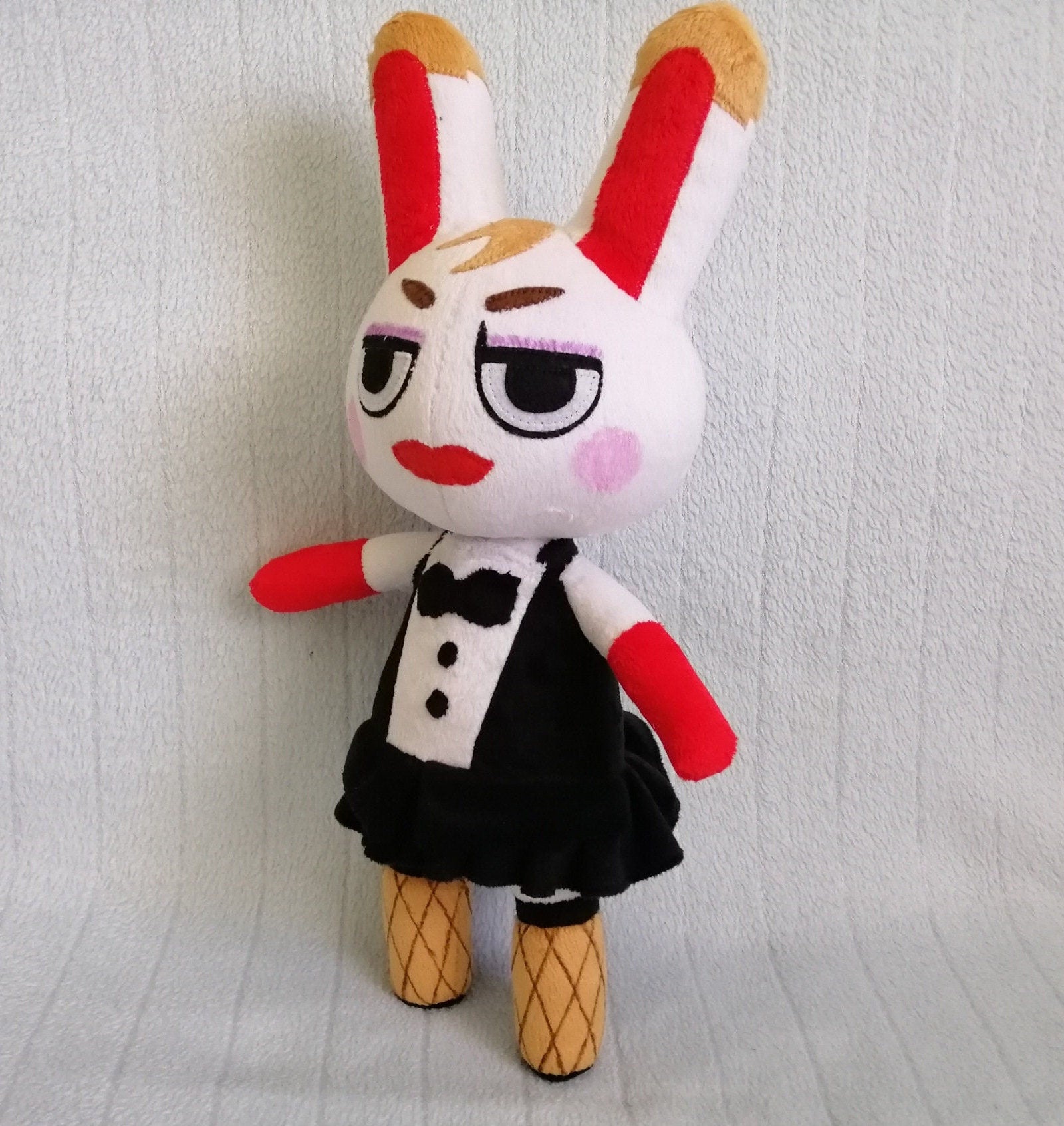 Tiffany snooty rabbit villager Animal Crossing 15,7” (40 cm) Plush Toy Bazurē Basley Tiphaine Michelle Stefania バズレー 大姐頭/大姐头 바슬레