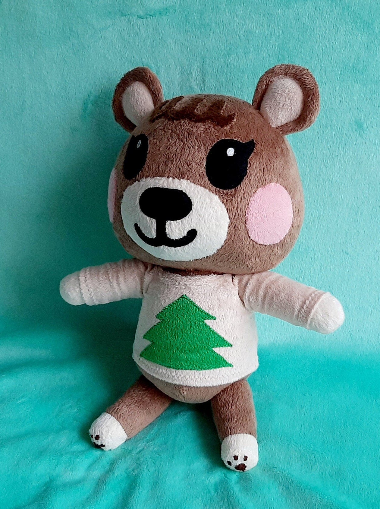Maple bear cub villager Animal Crossing plush toy 14,9″ (38 cm) Chouchou Miele Caramelito Darling
