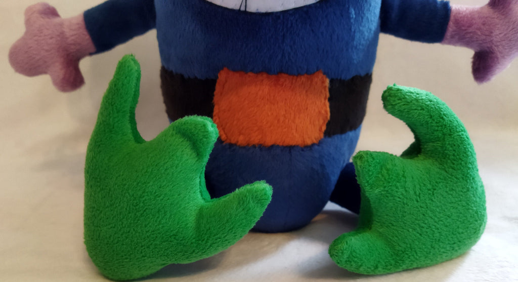 Plush inspired by the cartoon character Courage The Cowardly Dog 15,0″ (38 cm) custom coraje el perro cobarde product variant 7