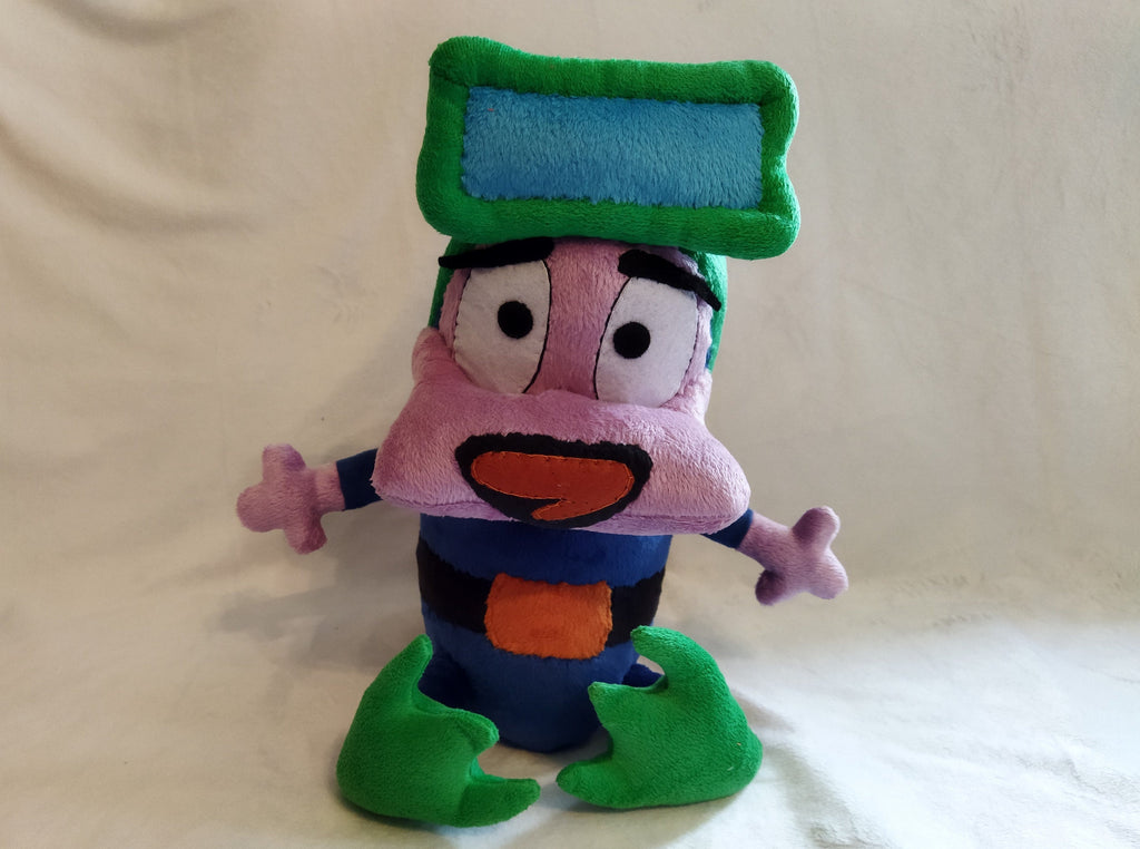 Plush inspired by the cartoon character Courage The Cowardly Dog 15,0″ (38 cm) custom coraje el perro cobarde product variant 7
