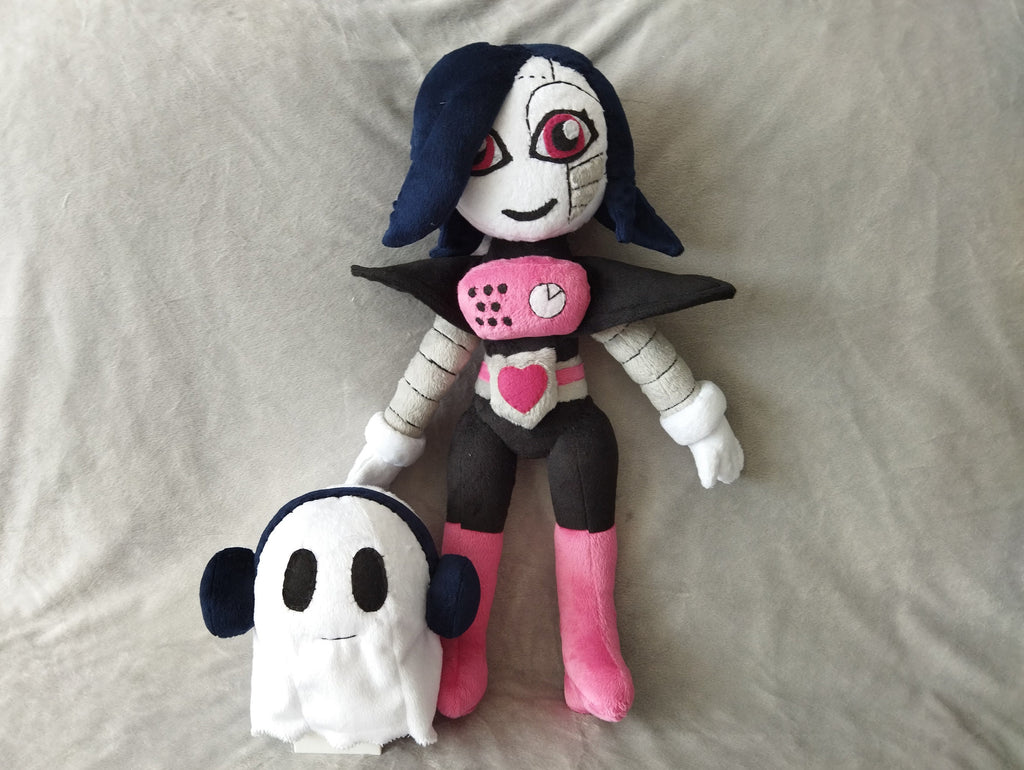 Undertale Mettaton Ex & Blooky 17.7” and 6.7” Plush Toy