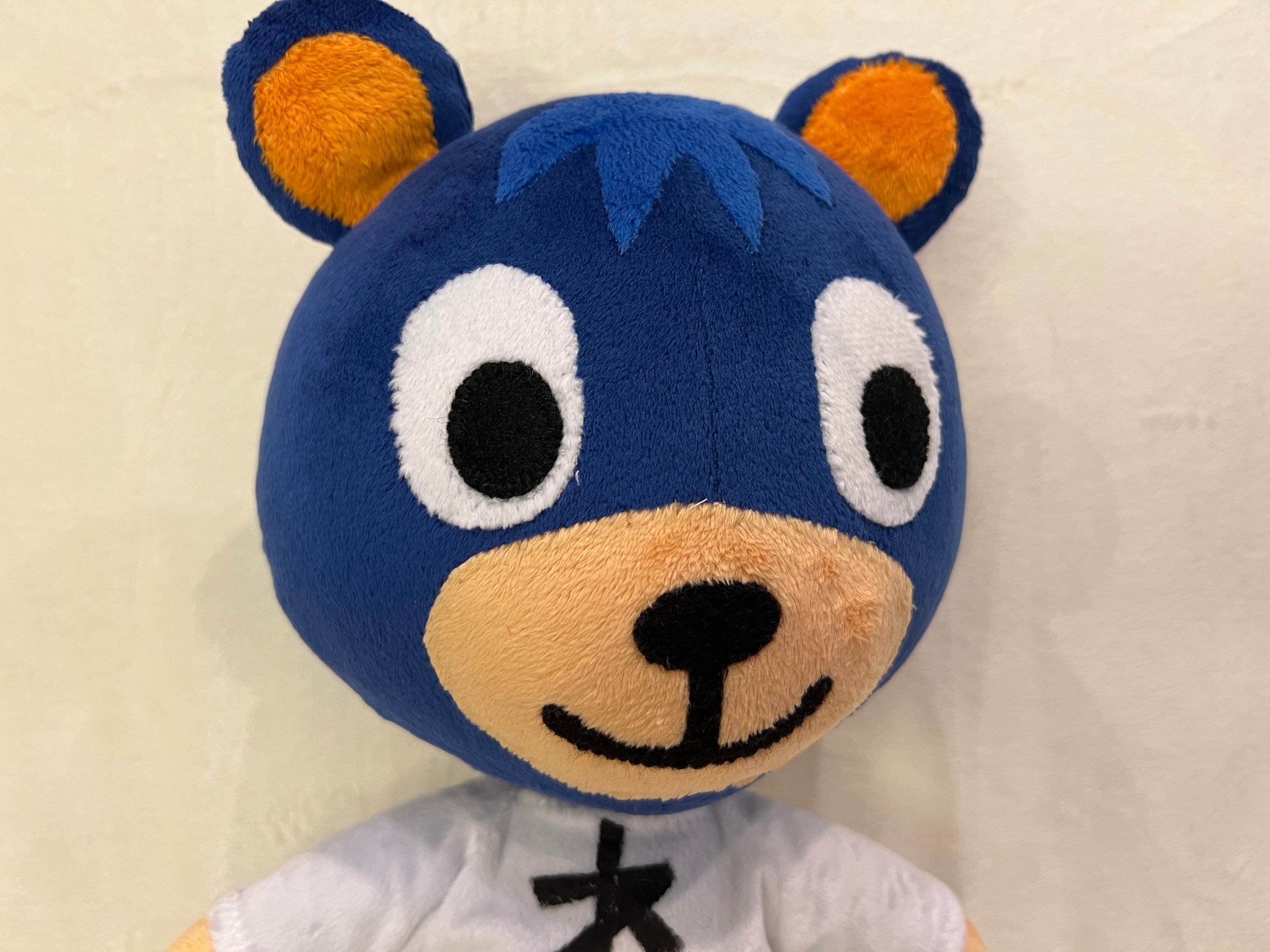 Poncho bear villager in the Animal Crossing plush toy 15,7″ (40 cm) clothes can be different (specify option in a personal message)