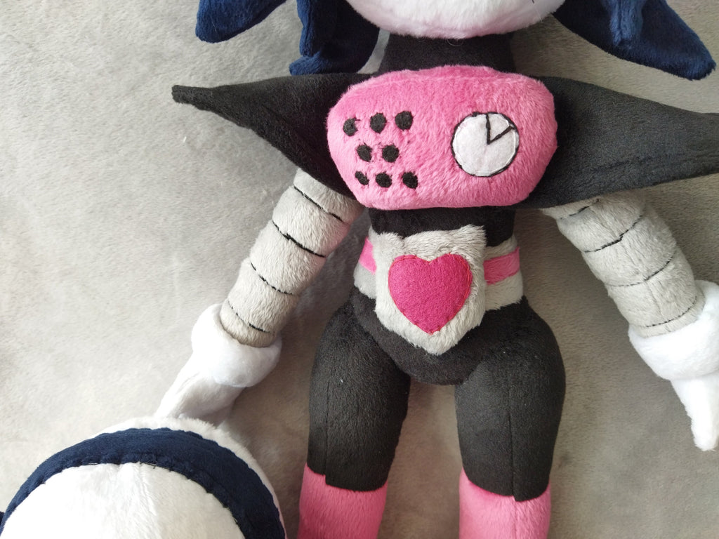 Undertale Mettaton Ex & Blooky 17.7” and 6.7” Plush Toy