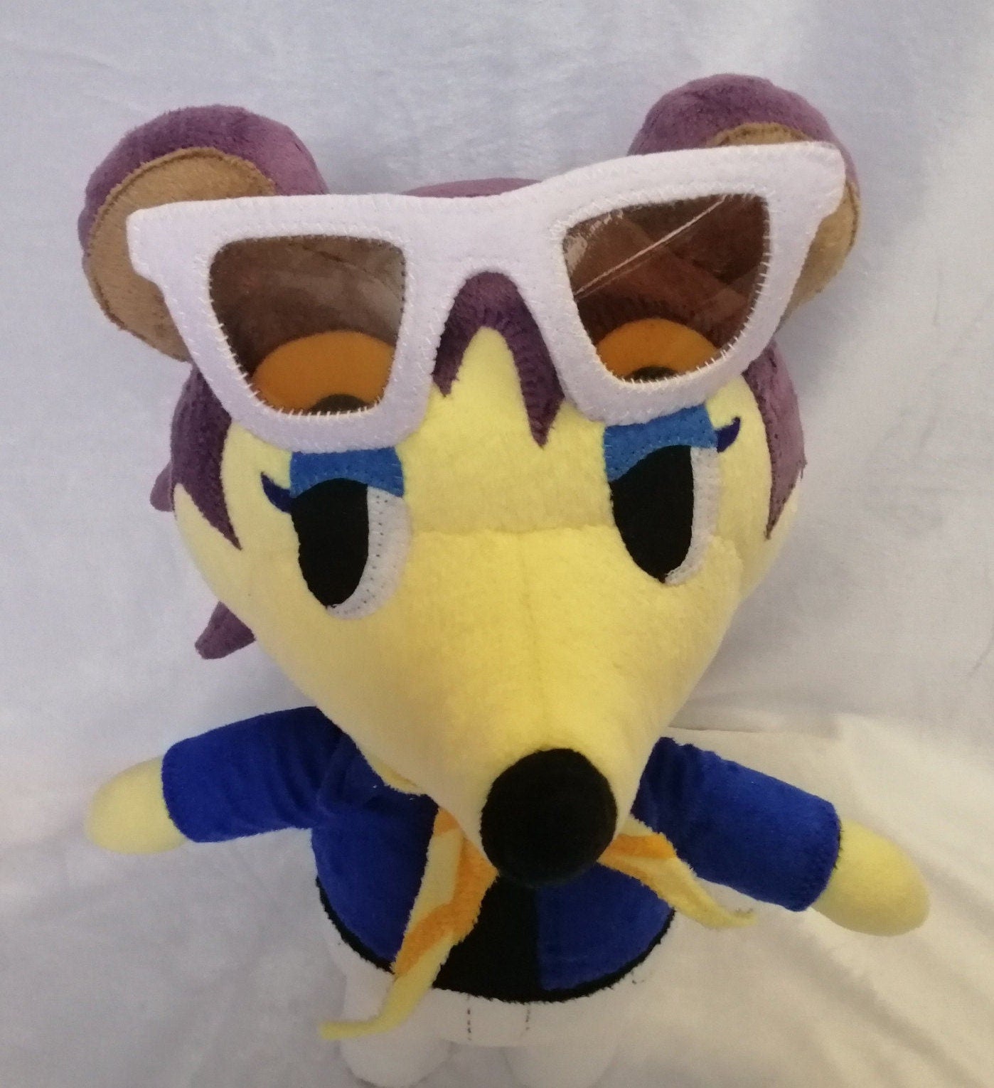 Labelle Label hedgehog from Animal Crossing 15,7” (40 cm) Plush Toy City Folk New Leaf Horizons ケイト ことの 케이트 고숙이 Trini Tili Maria Tiquette