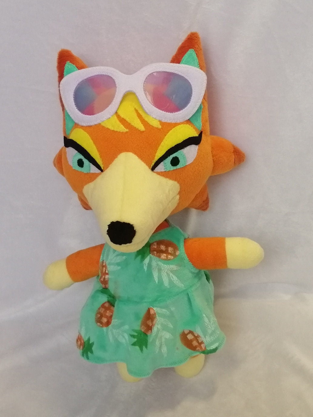 Audie the peppy wolf villager from Animal Crossing 15,7” (40 cm) Plush Toy New Horizons Pocket Camp Mónica モニカ 모니카 Lupilia Katharina
