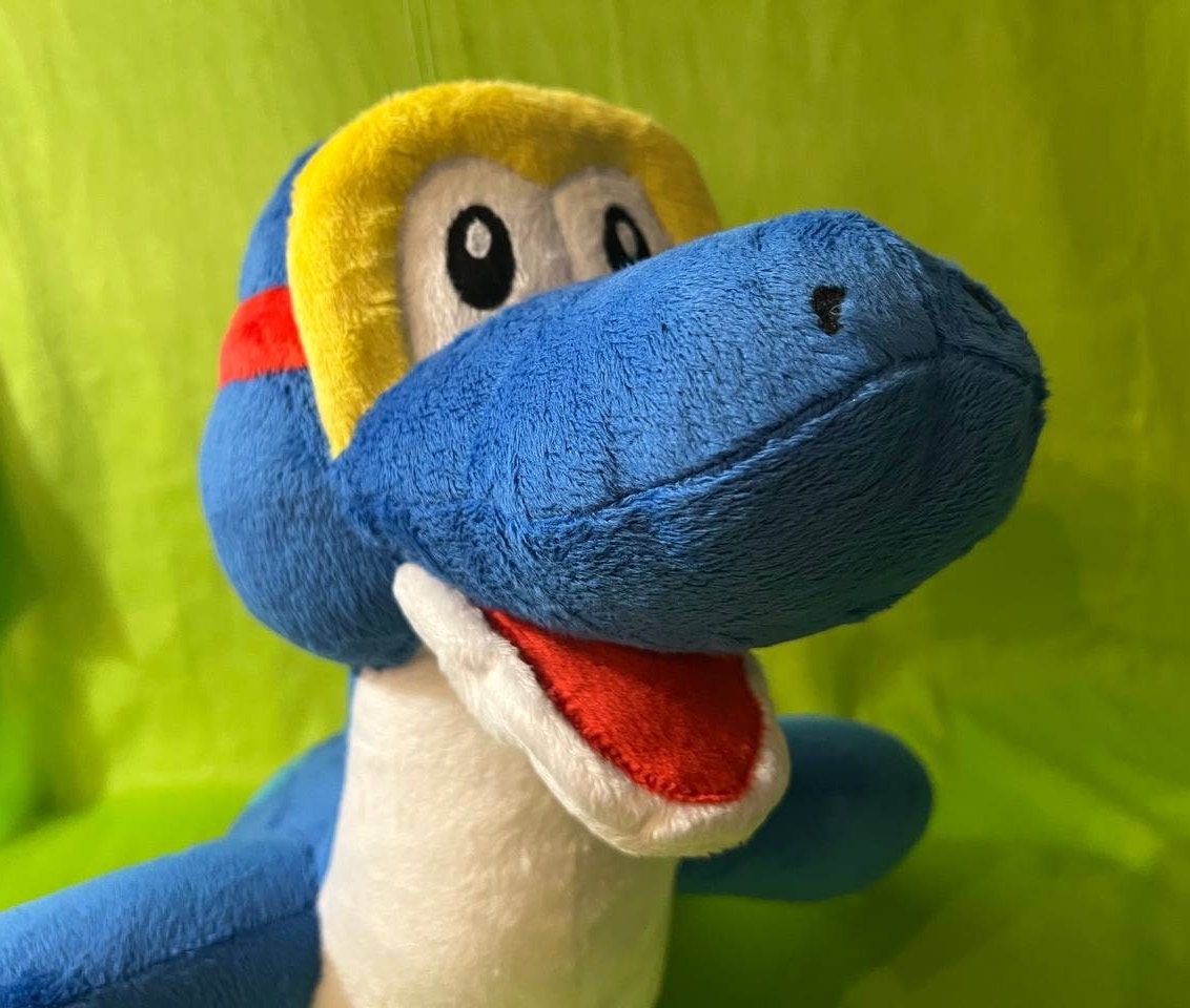 Dorrie the Sea Dragon Super Mario 17,7” (45 cm) Plush Toy Swimming Beast Nessie ドッシー 돗시 海龍王