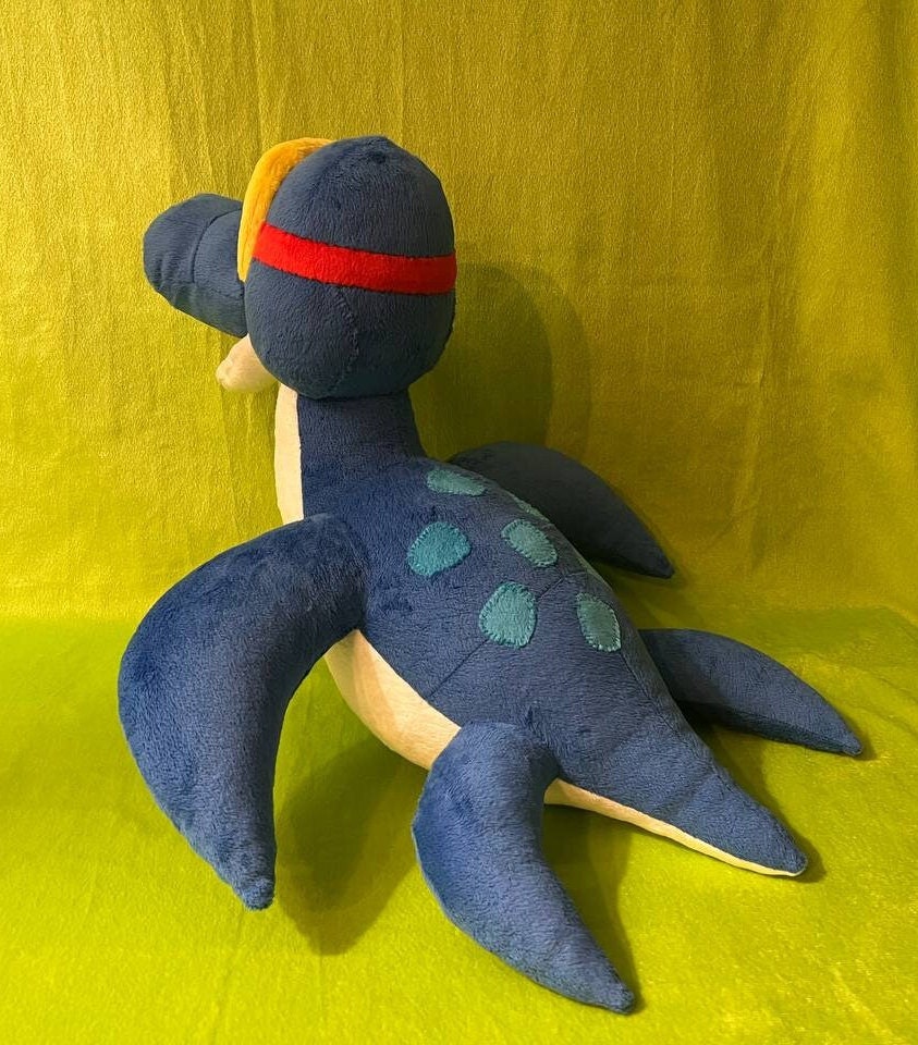 Dorrie the Sea Dragon Super Mario 17,7” (45 cm) Plush Toy Swimming Beast Nessie ドッシー 돗시 海龍王