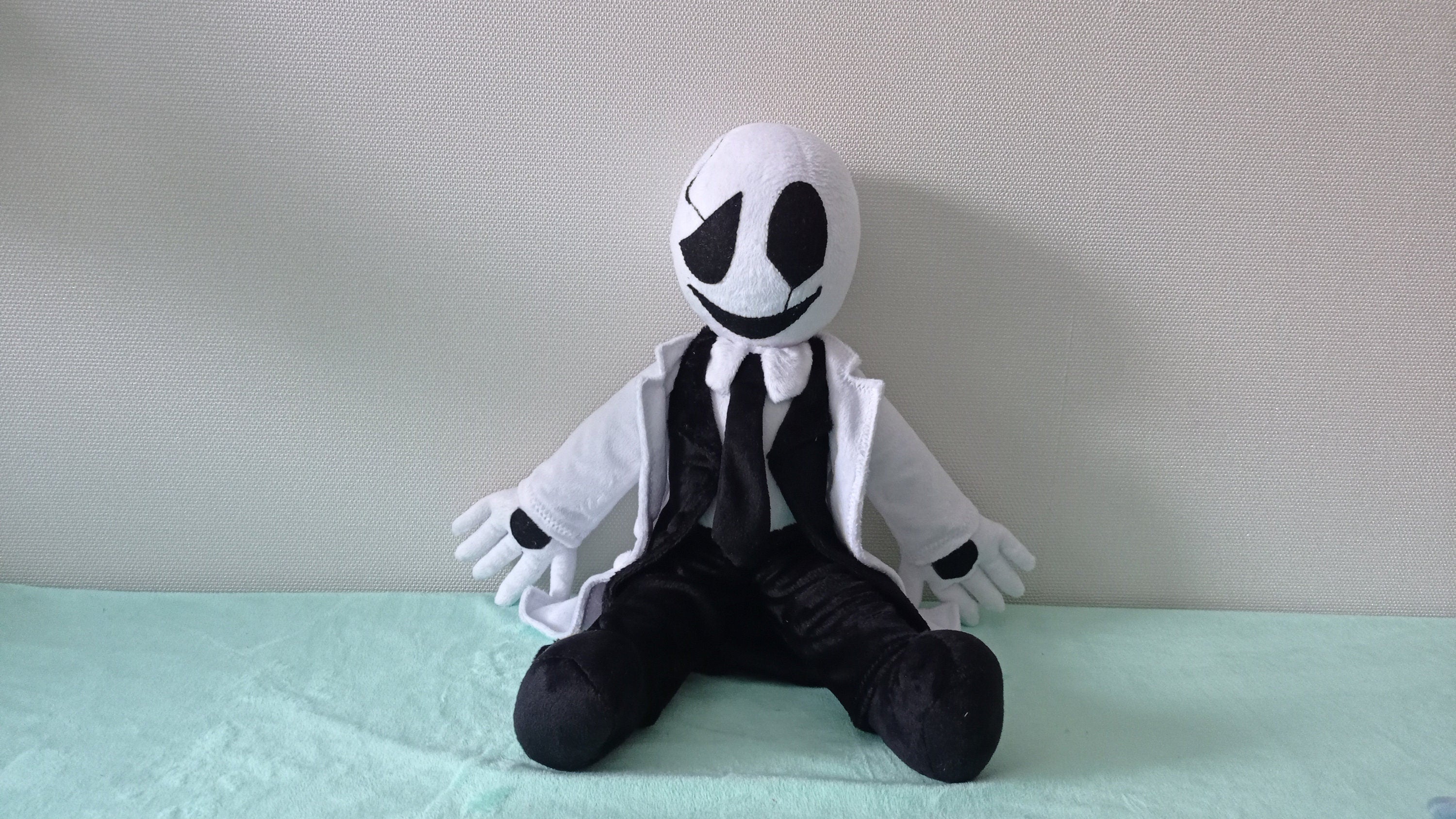 Gaster Undertale 19,7” (50 cm) Plush Premium Toy Wingdings (W.D.) Gaster Deltarune variant 2