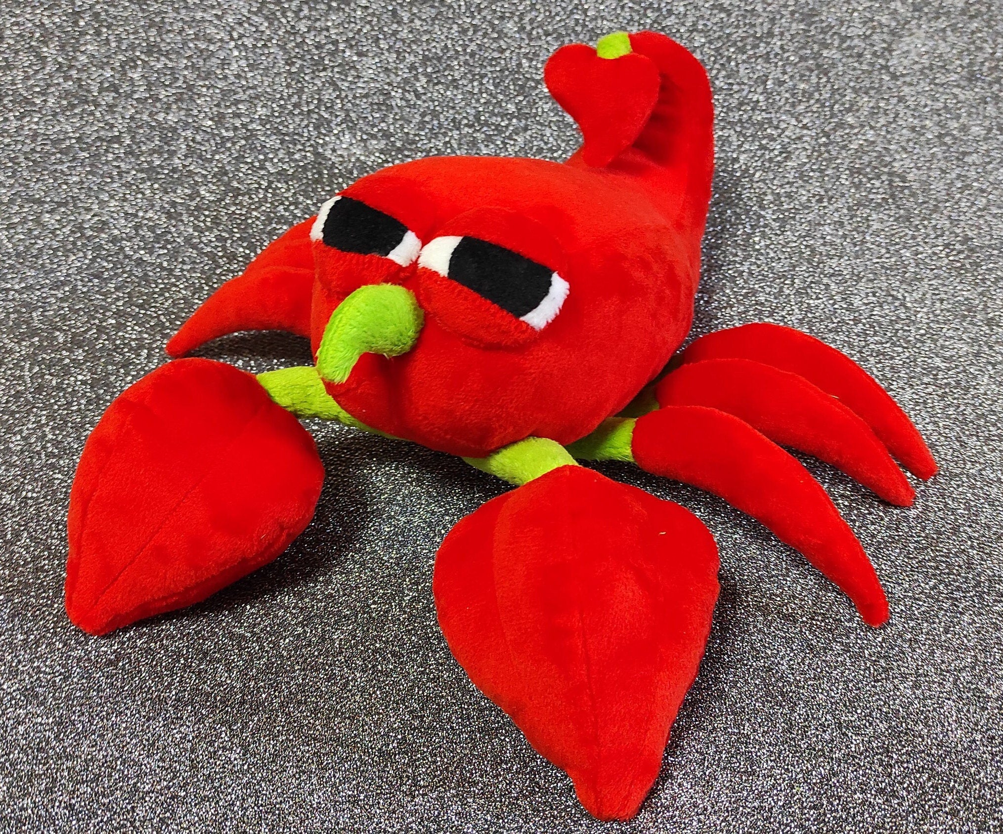 Scorpepper from Bugsnax 11.8” (30 cm) Plush Toy Bugsnak Pimientorpión Escorpimiento Escorpeta Scorpiment Scorpeperone 스콜페퍼 スコーペッパー Scorpenyo