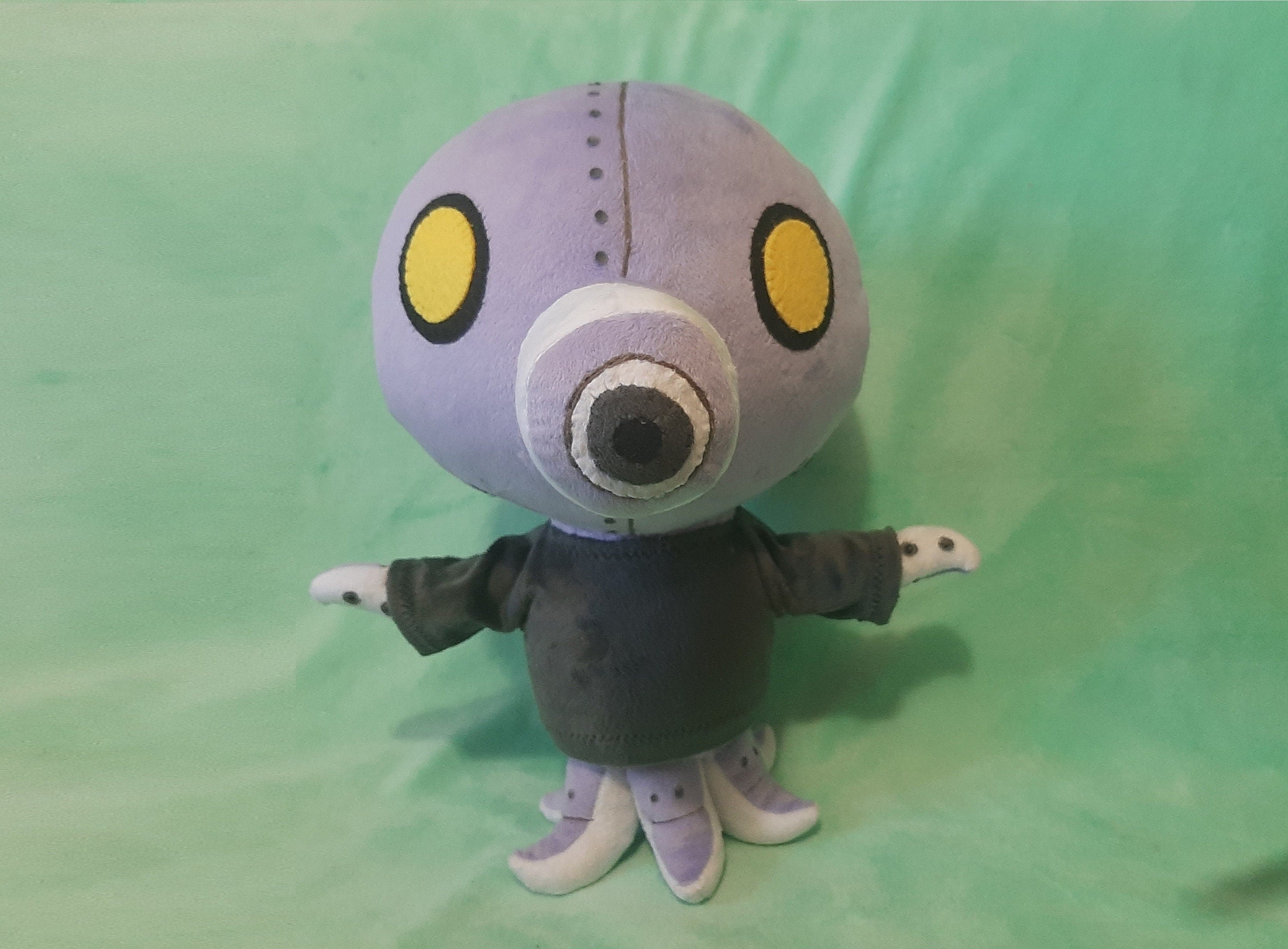 Cephalobot is a Smug Octopus in the Animal Crossing 15,7“ (40 cm) Plush Toy Octoberto Octoborg Polpobot 기가 ギーガー