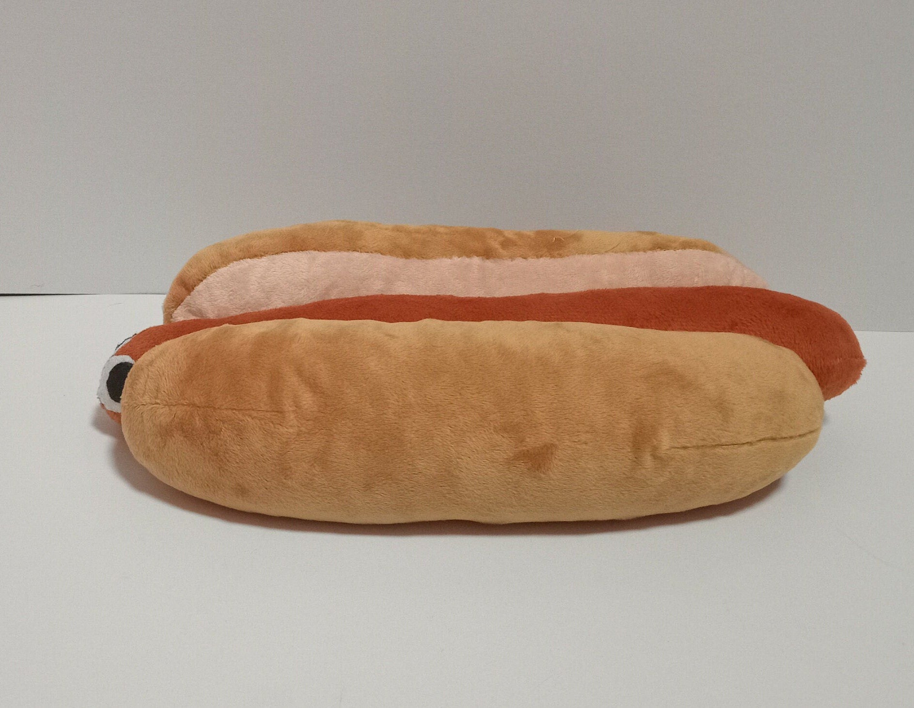 Weenyworm from Bugsnax 13,7" (35 cm) Plush Toy Bugsnak Minhoquente Salchimbriz Salchiruga Saussic Verm Dog 지렁핫도그 ウィーニーワーム