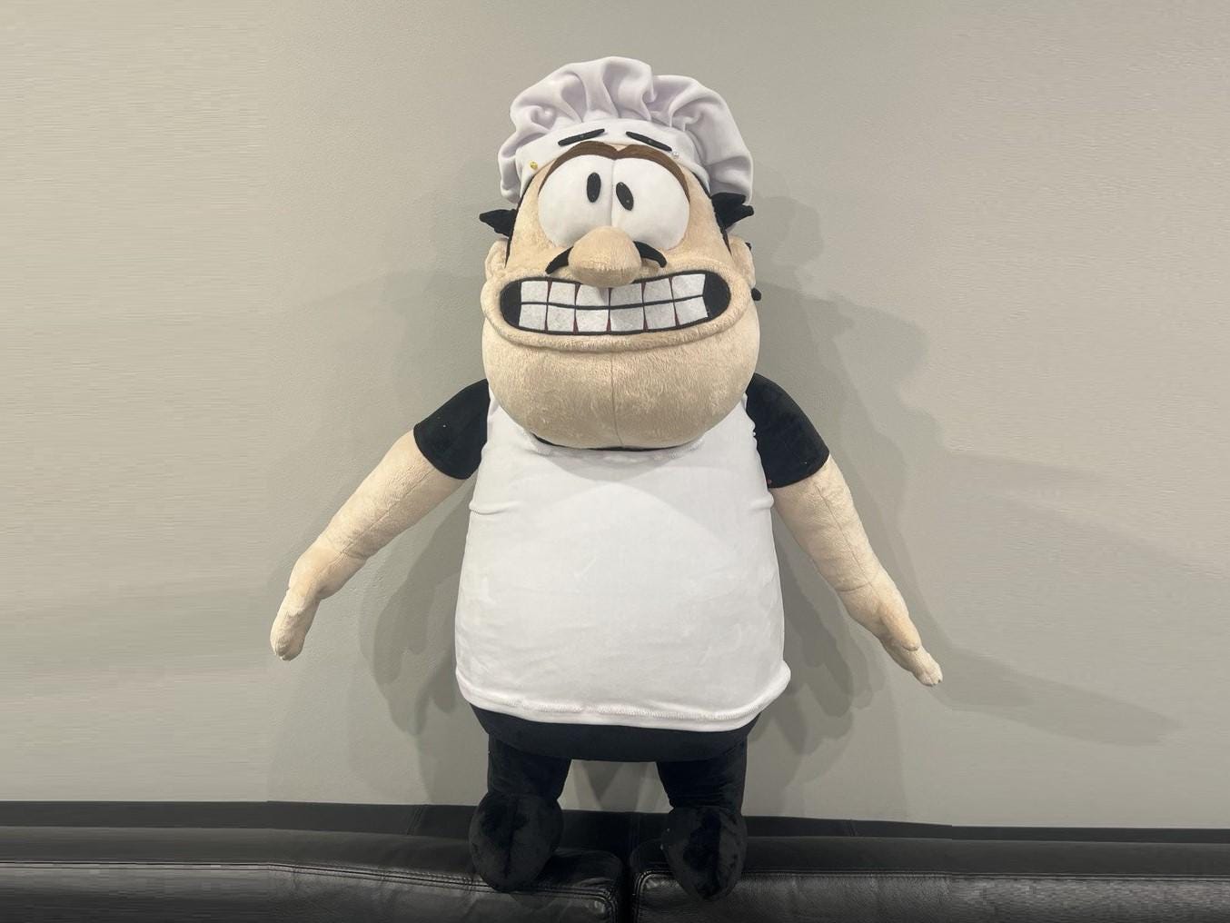 Peppino Spaghetti from Pizza Tower 27” (68 cm) Premium Plush Toy