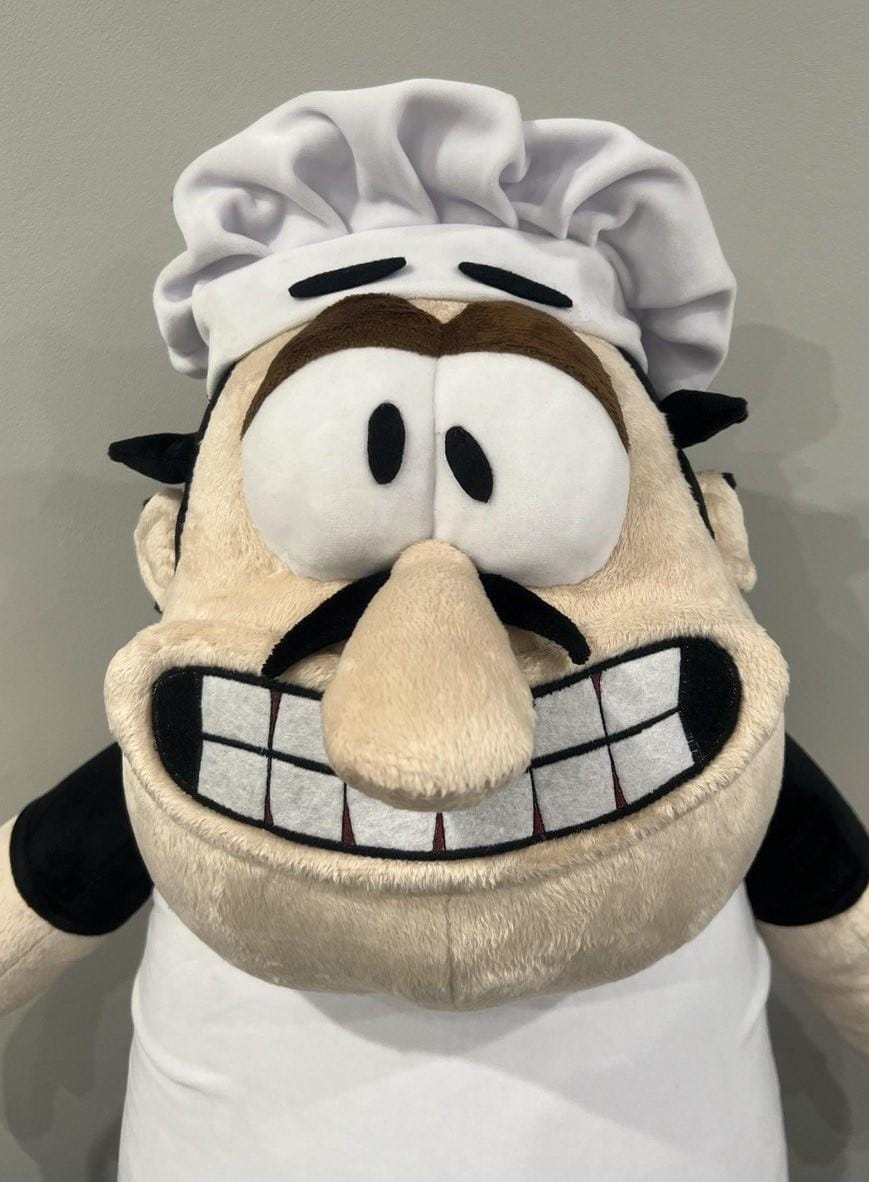 Peppino Spaghetti from Pizza Tower 27” (68 cm) Premium Plush Toy