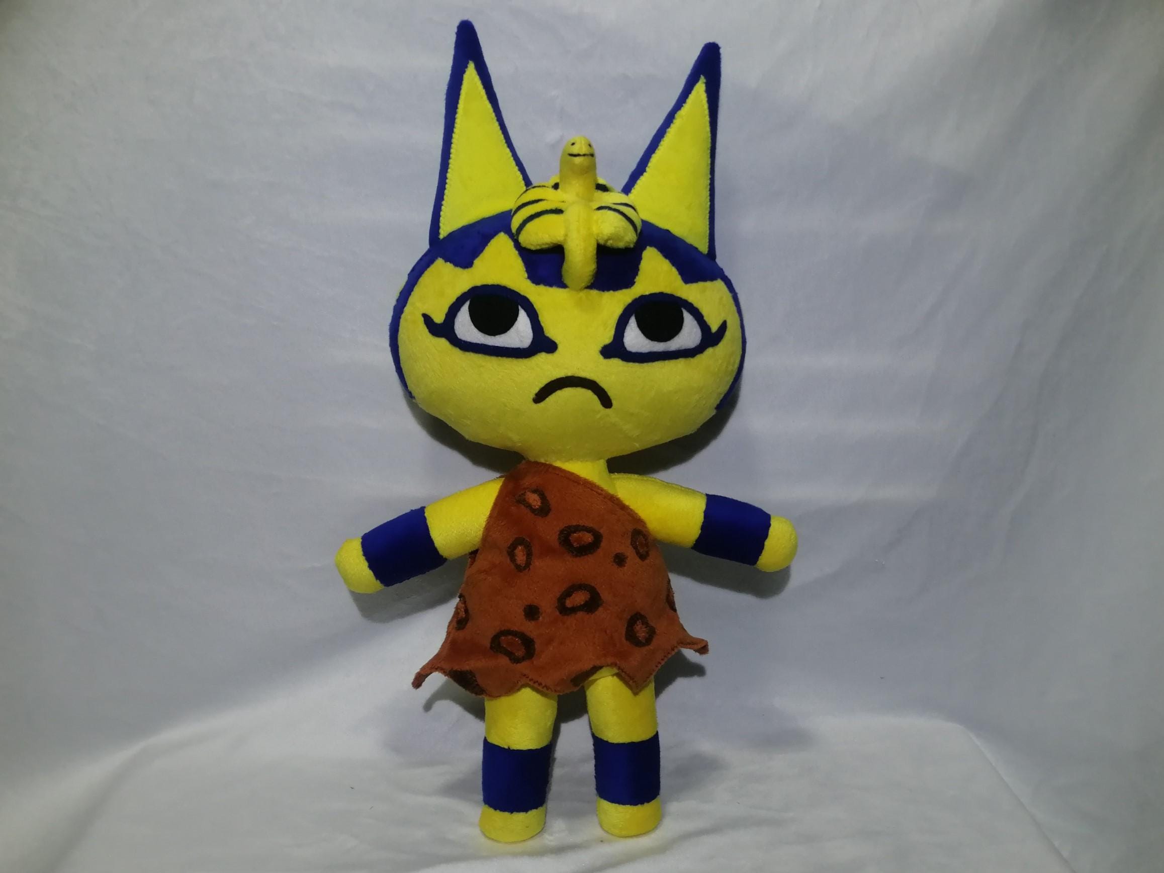 Ankha the cat from Animal Cossing inspired plush 15,7″ (40 сm) Neferti Patri Kleo Cleo 클레오 ナイル 