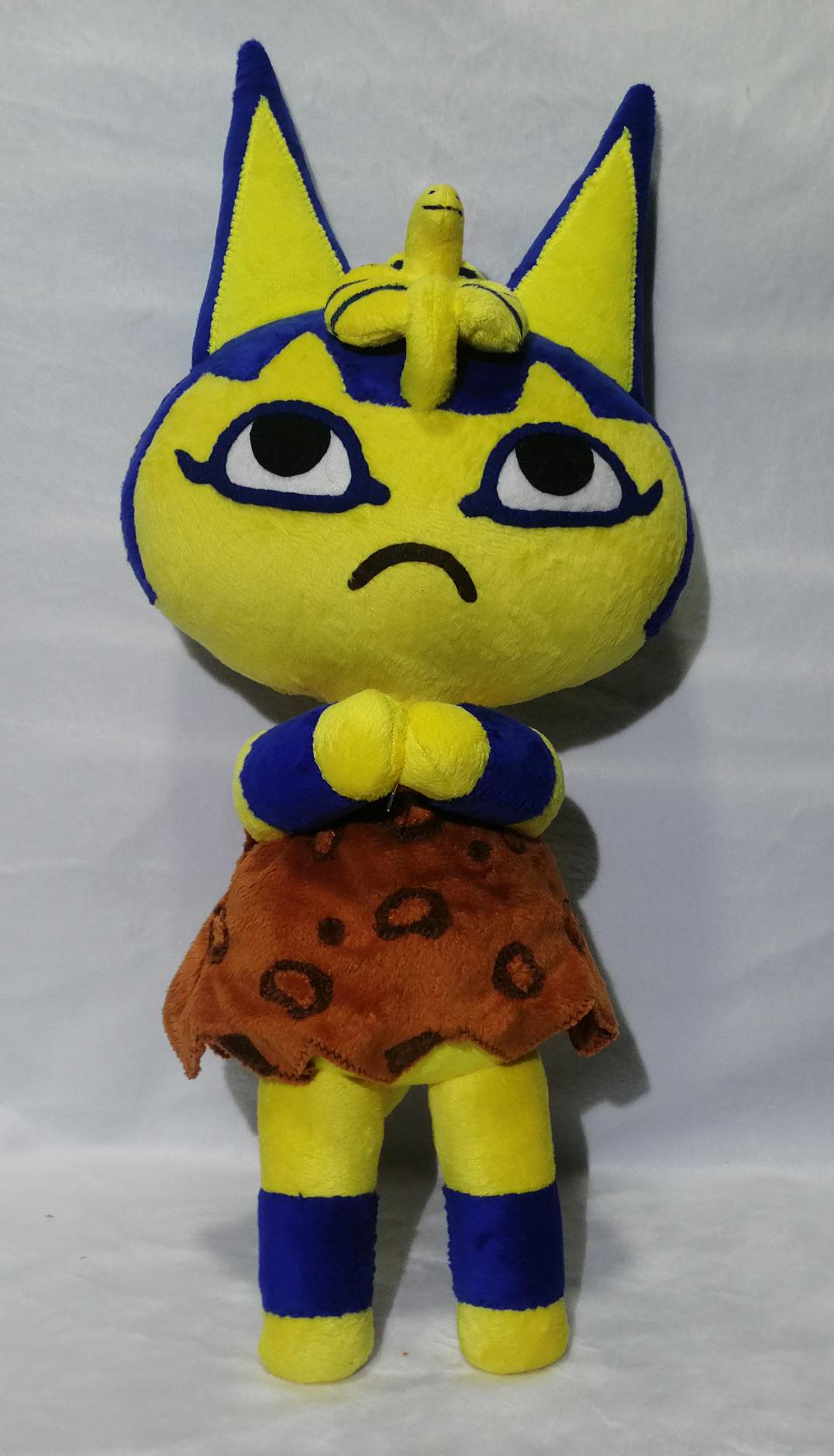 Ankha the cat from Animal Cossing inspired plush 15,7″ (40 сm) Neferti Patri Kleo Cleo 클레오 ナイル 