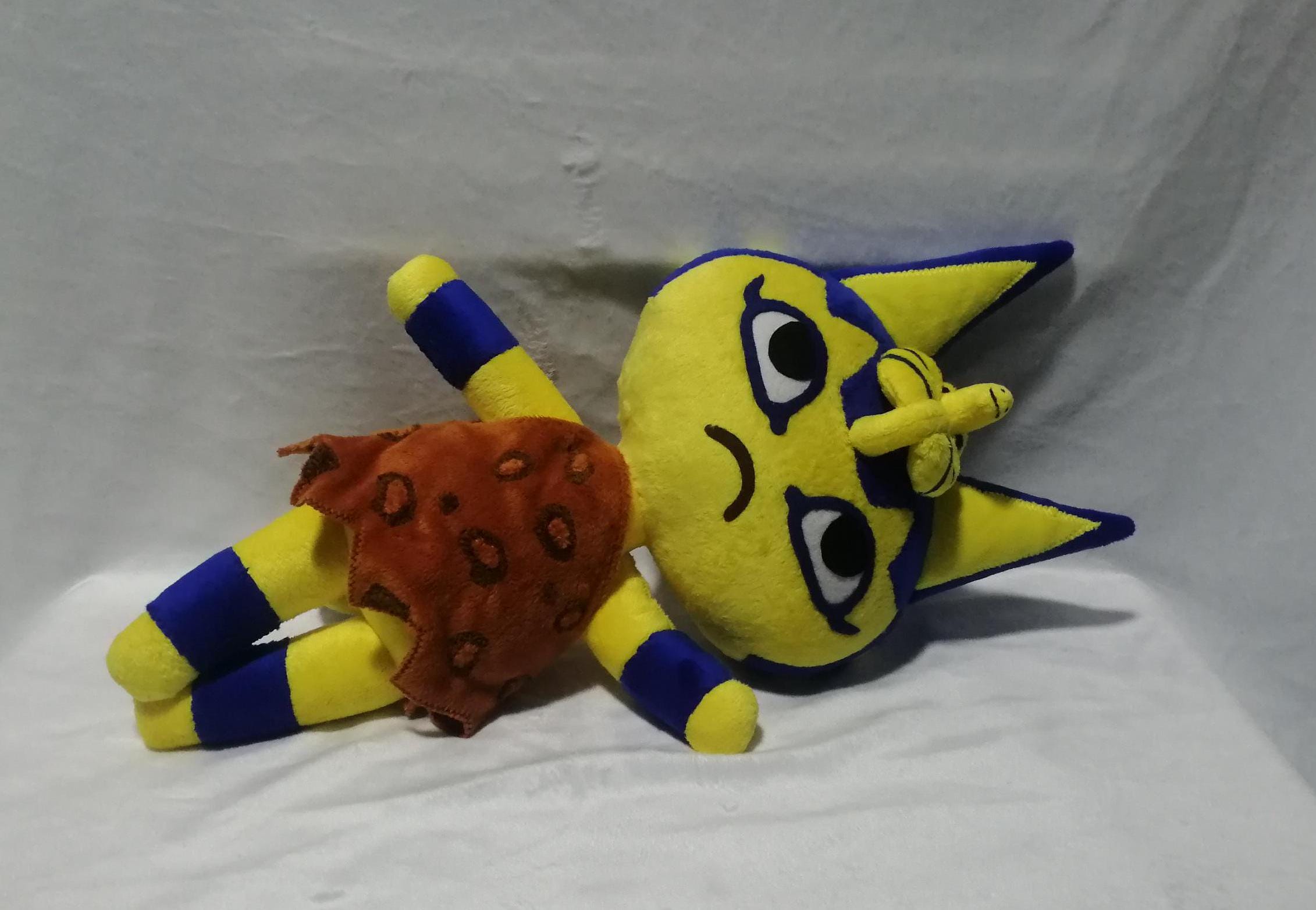 Ankha the cat from Animal Cossing inspired plush 15,7″ (40 сm) Neferti Patri Kleo Cleo 클레오 ナイル 