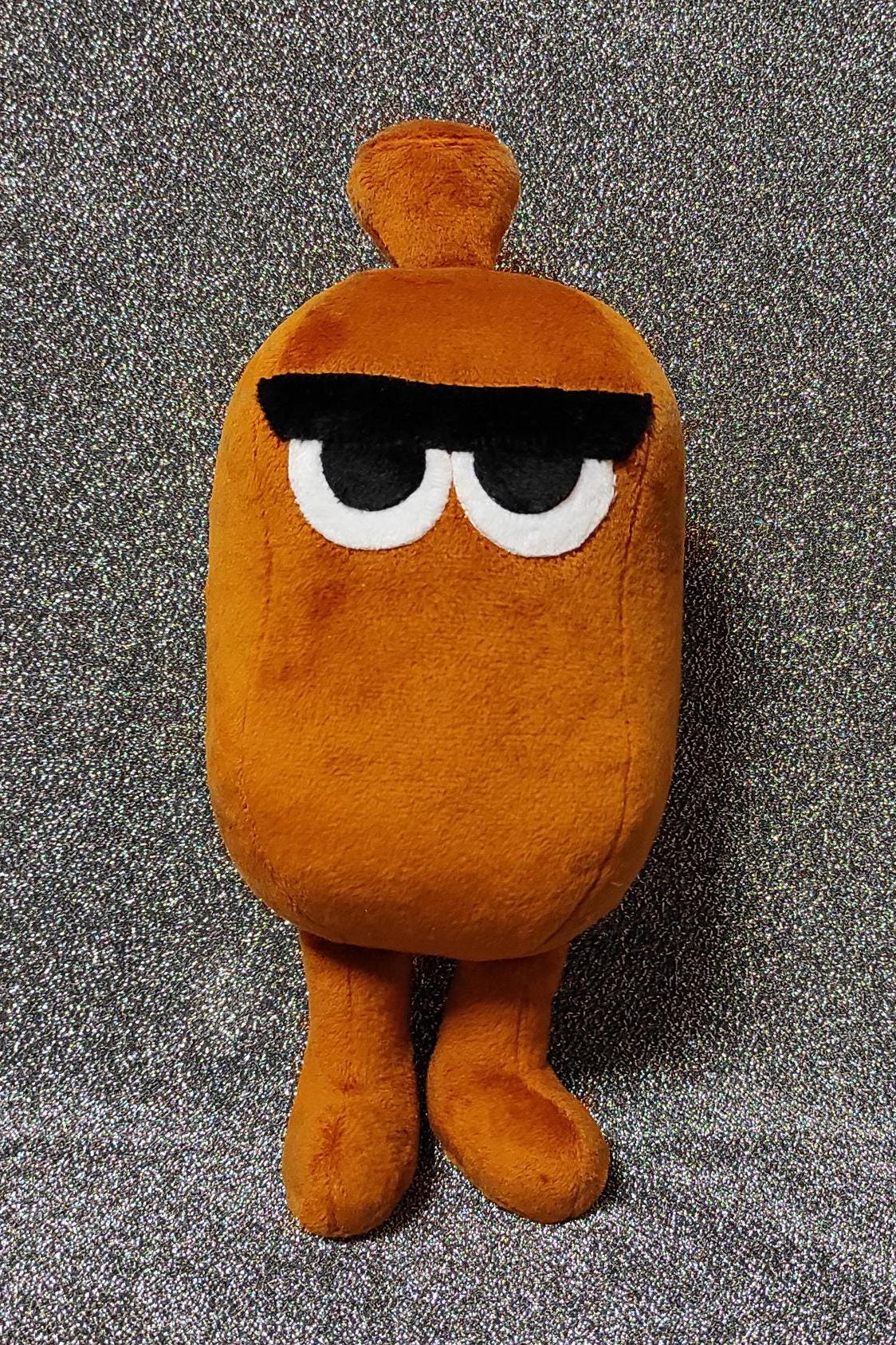 Toppins from Pizza Tower - five plush toys, 8 to 5 inches (20 to 13 cm) tall. Exact dimensions in the product description.