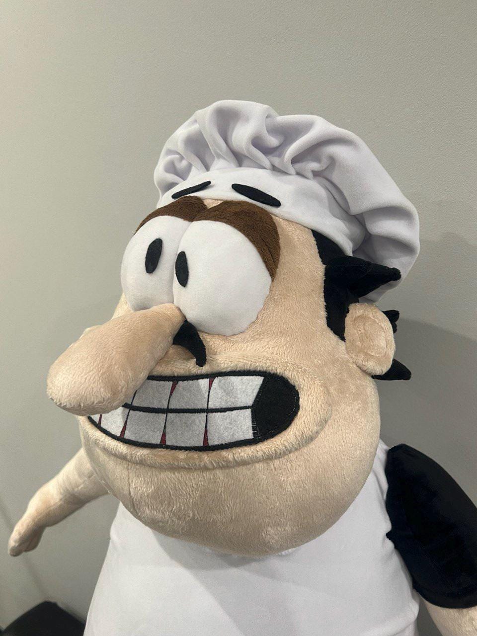 Peppino Spaghetti from Pizza Tower 27” (68 cm) Premium Plush Toy