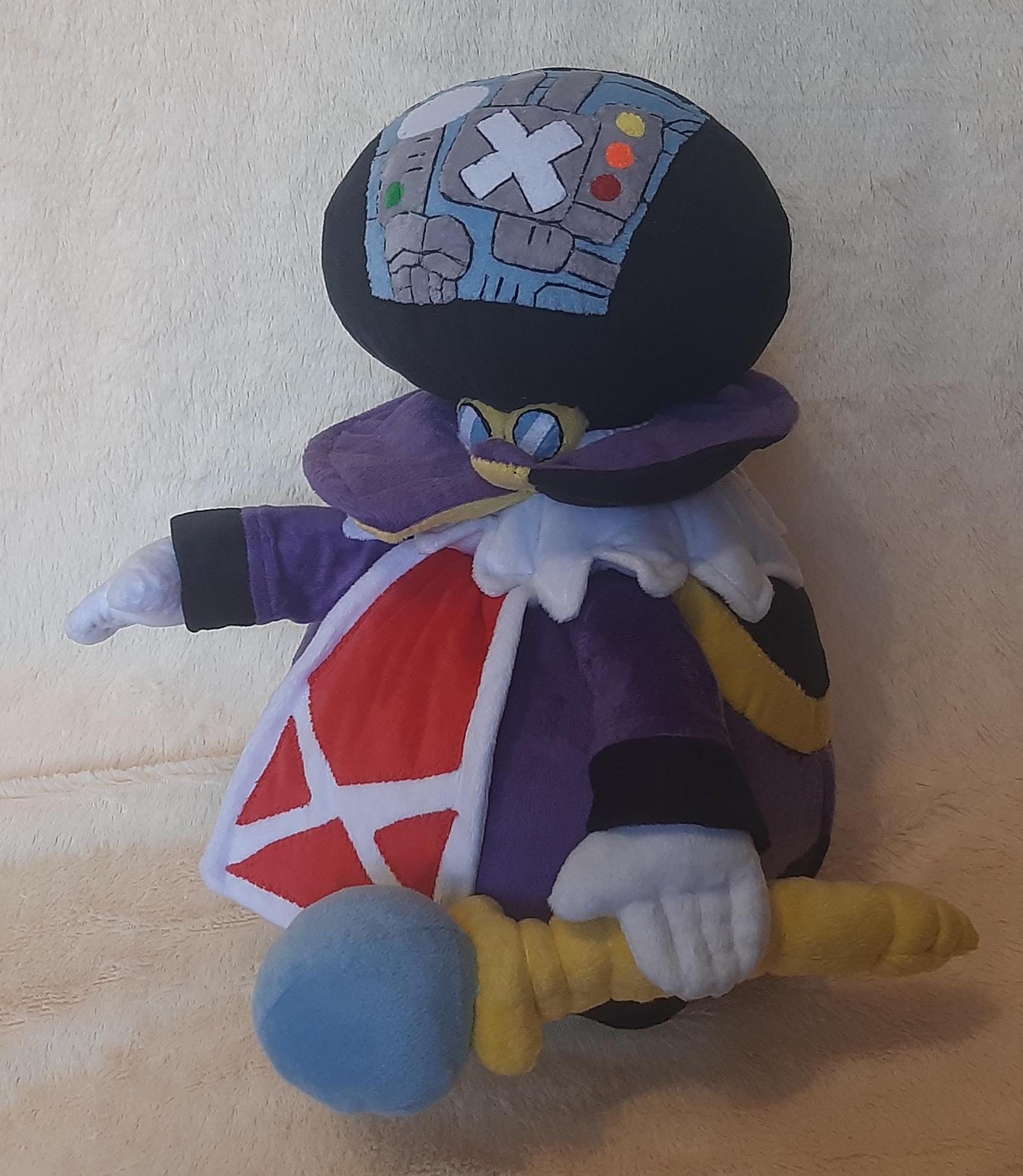 Sir Grodus from Mario 15,7" (40 cm) Plush Toy X-Naut Xenón Cruxinistre Crucius Giustignardo 엑스걸프 バツガルフ