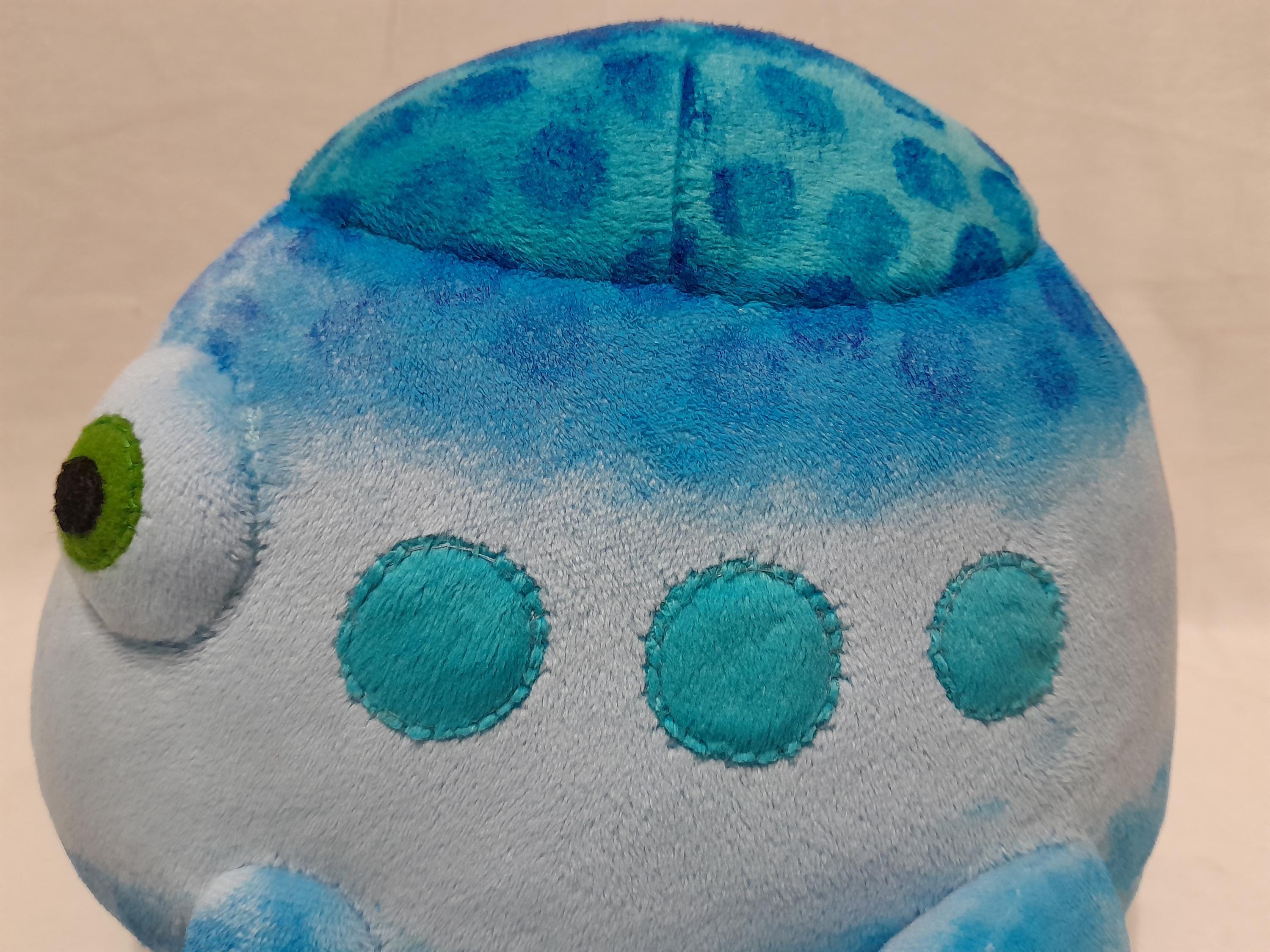 The Chillyhop from Pikmin 4 Plush Toy height 7,8” (20 cm) Sapo gigante gélido Wog frigorifiant Frigo-cururrã Ranuca gelida ヒヤシイモ 얼음덩이줄기개구리