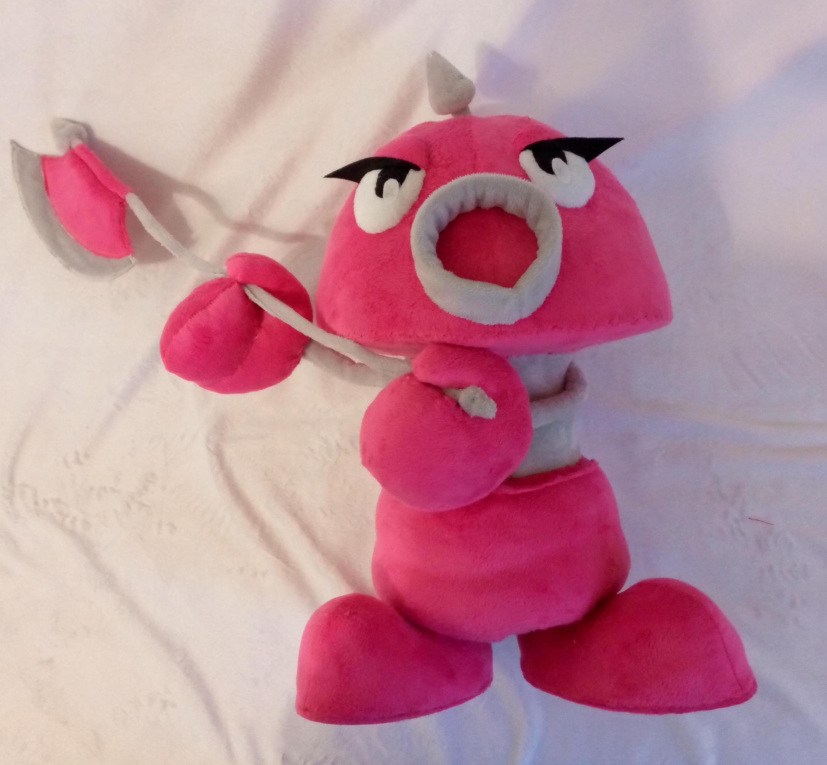 Axem Pink Ranger from Super Mario RPG 13,8″ (35 cm) Plush Toy Lieutenant of the Smithy Gang Comando Hachazo Bande des Klashs オノレンジャー 액스레인저