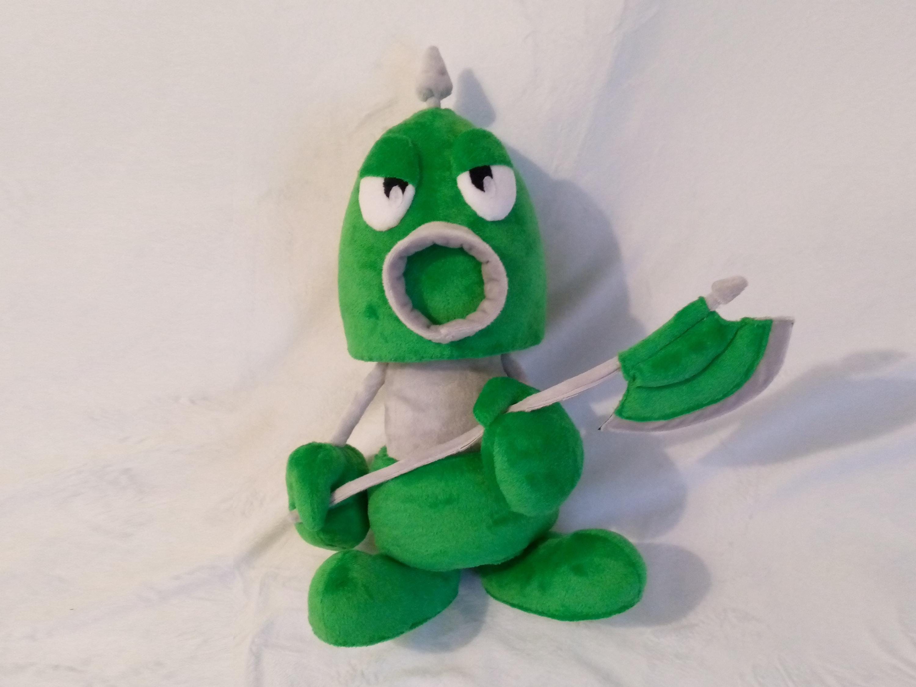 Axem Green Ranger from Super Mario RPG 13,8″ (35 cm) Plush Toy Lieutenant of the Smithy Gang Comando Hachazo Bande des Klashs オノレンジャー 액스레인저