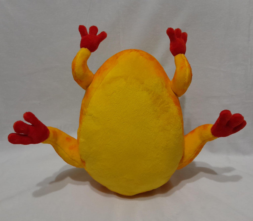 The Yellow Wollyhop from Pikmin Plush Toy height 7,8” (20 cm) Wog Sauteur Sapo gigante Cururrã Ranuca idropica マロガエル 동글개구리