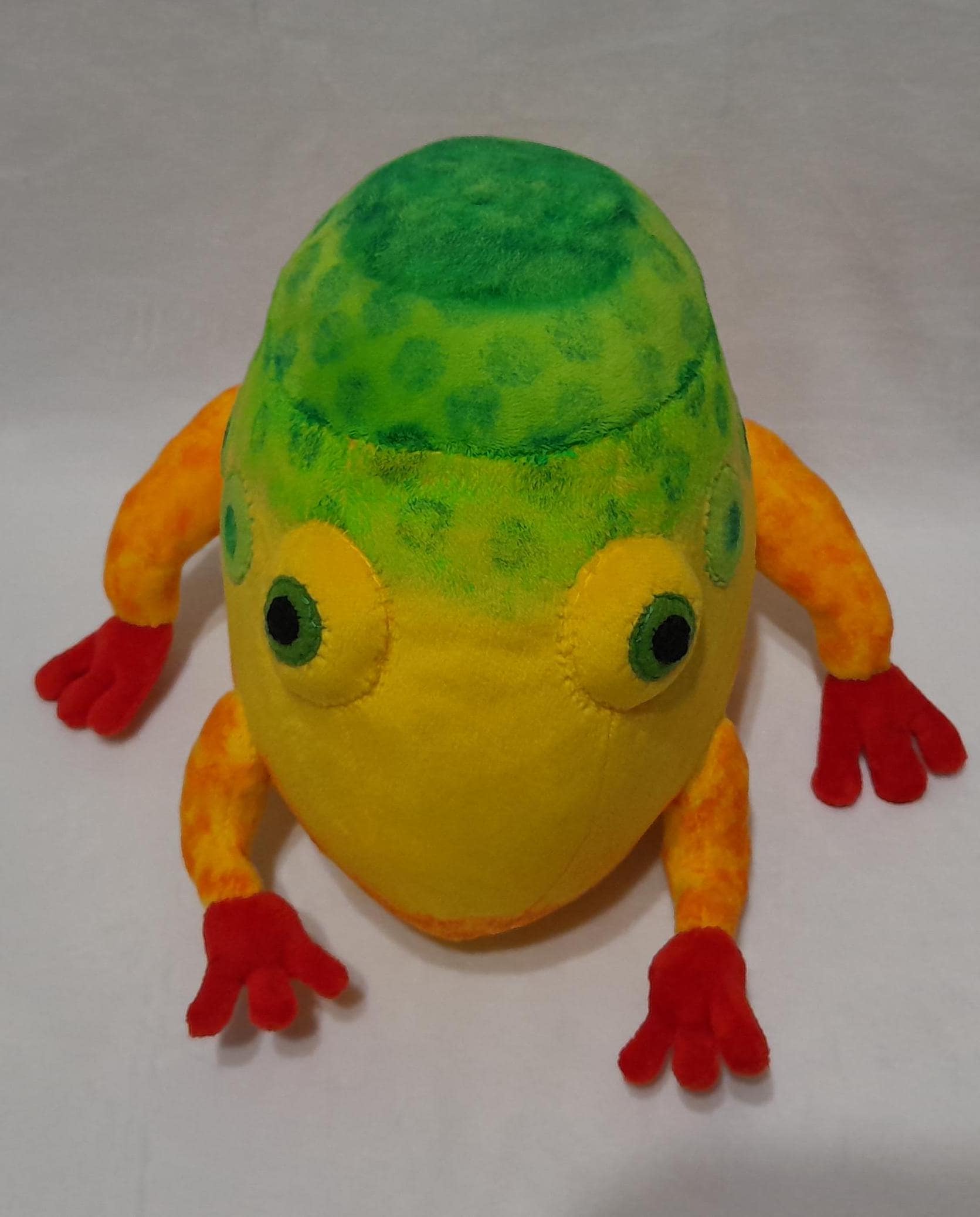 The Yellow Wollyhop from Pikmin Plush Toy height 7,8” (20 cm) Wog Sauteur Sapo gigante Cururrã Ranuca idropica マロガエル 동글개구리