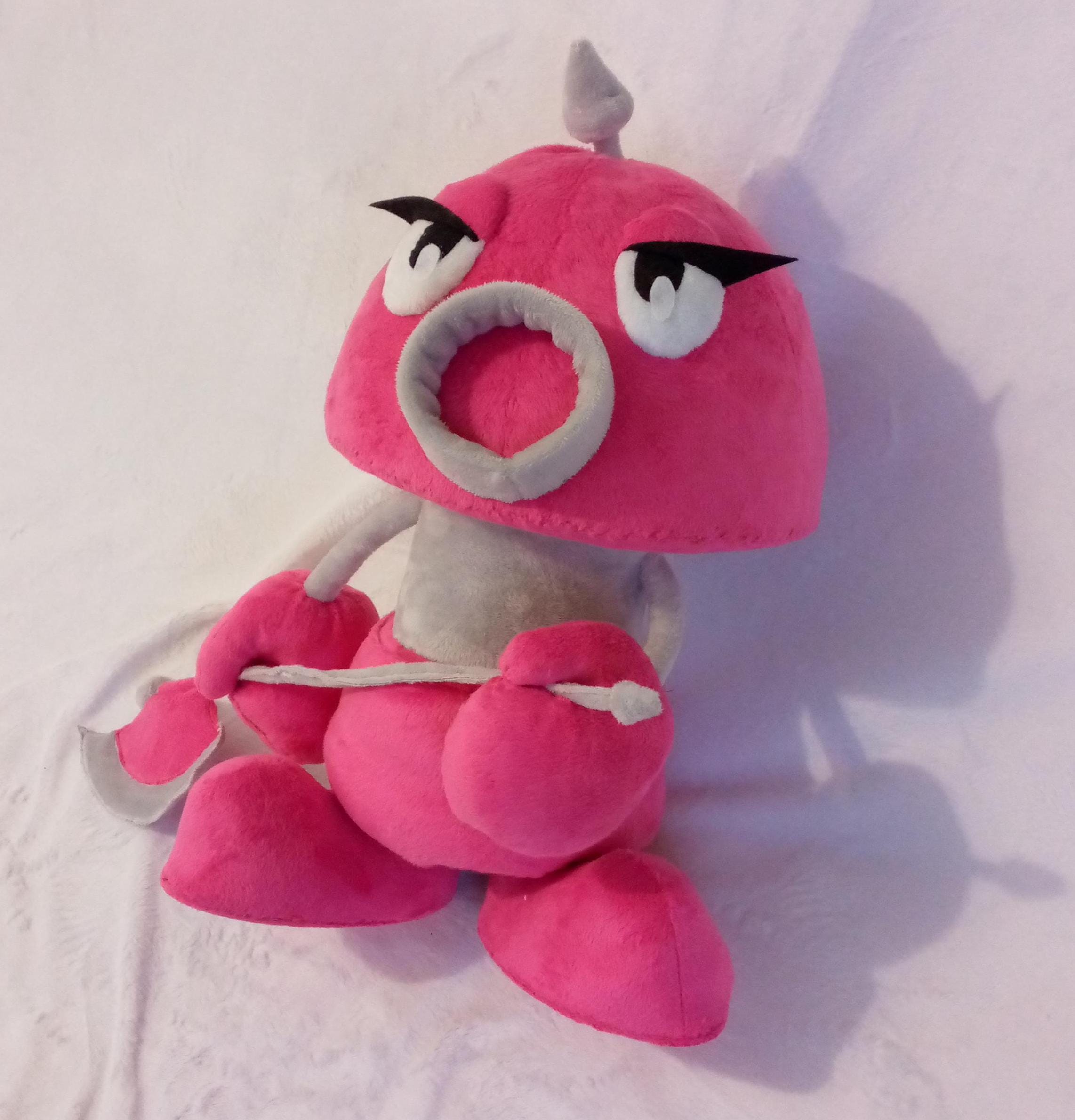 Axem Pink Ranger from Super Mario RPG 13,8″ (35 cm) Plush Toy Lieutenant of the Smithy Gang Comando Hachazo Bande des Klashs オノレンジャー 액스레인저