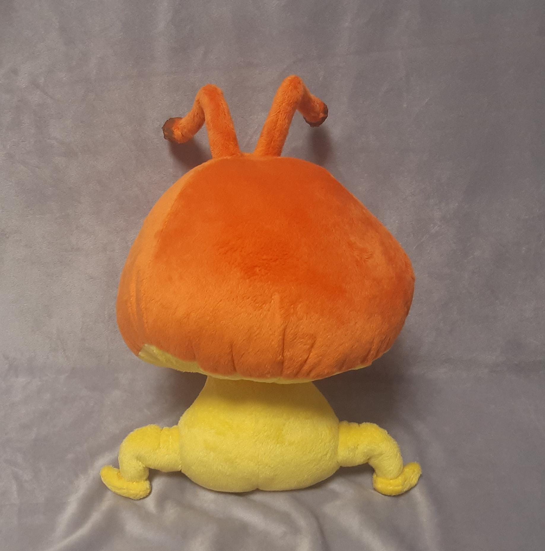 Puffstool from Pikmin 8,3” (21 cm) Plush Toy Seta de esporas Champispore Cogupança Amanita panciuta Puffmorchel 멍텅버섯 ボケナメコ
