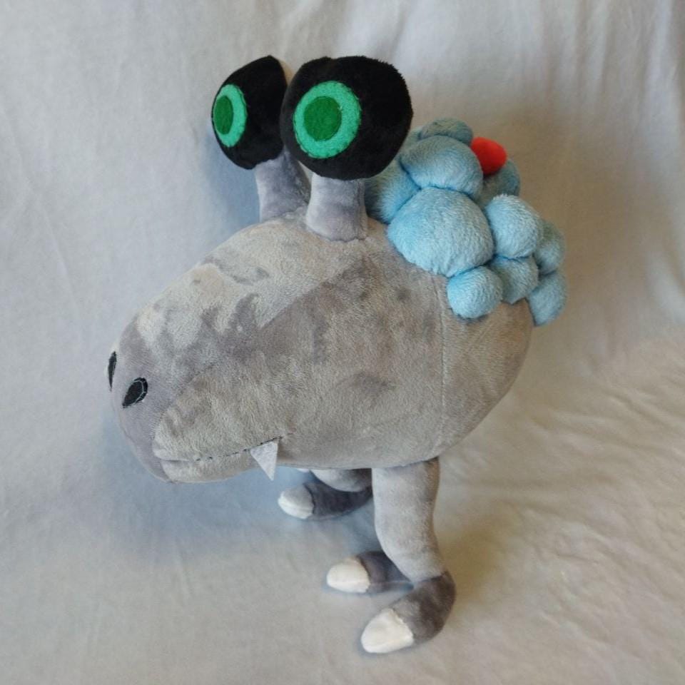 Moldy Dwarf Bulborb from Pikmin 15,7” (40 cm) Plush Toy Bulbo mohoso enano Coleto nano sporico Sporobulborbe nain 곰팡이꼬마차피 カビコチャッピー