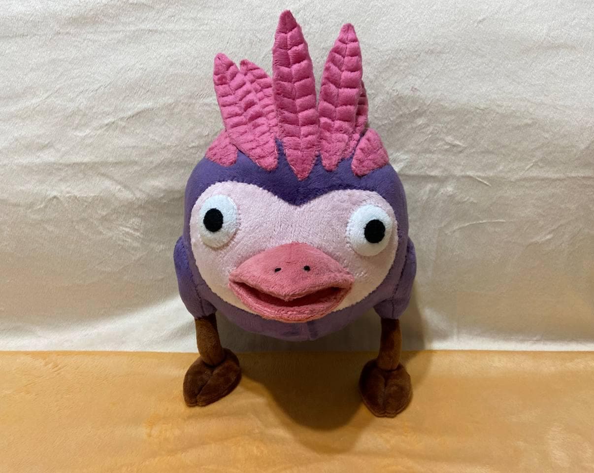The Crested Mockiwi from Hey! Pikmin 10,6” (27 cm) Plush Toy Piquiwi peludo crestado Faukiwi huppé Canarkiwi irsuto 볏마키 トサカマッキー