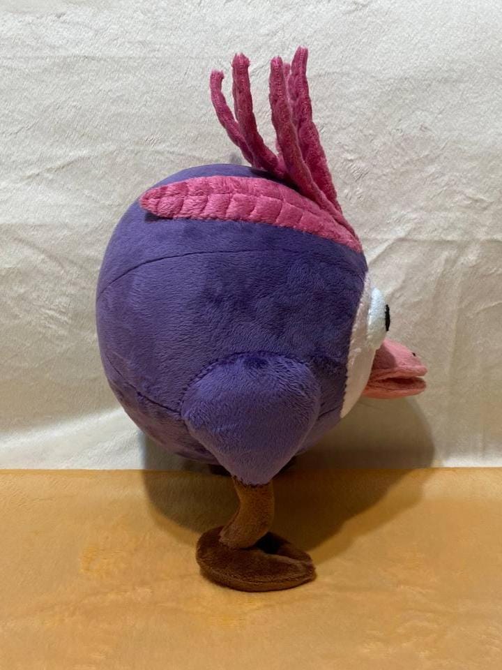 The Crested Mockiwi from Hey! Pikmin 10,6” (27 cm) Plush Toy Piquiwi peludo crestado Faukiwi huppé Canarkiwi irsuto 볏마키 トサカマッキー