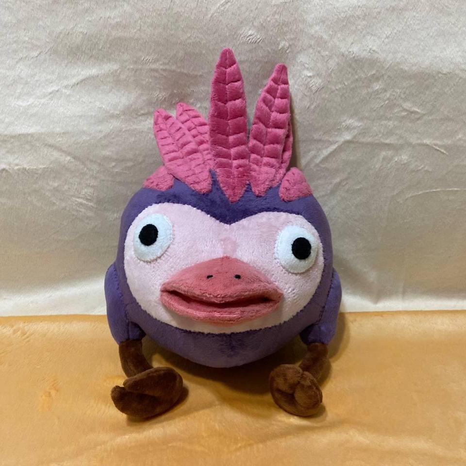 The Crested Mockiwi from Hey! Pikmin 10,6” (27 cm) Plush Toy Piquiwi peludo crestado Faukiwi huppé Canarkiwi irsuto 볏마키 トサカマッキー